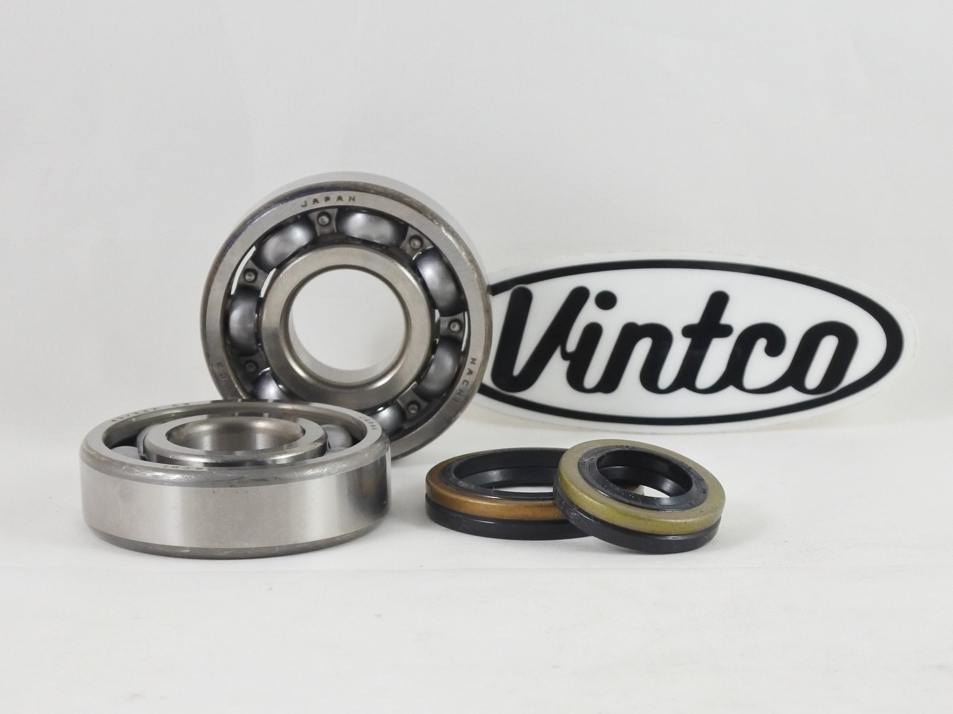MAIN BEARING AND SEAL KIT 99-07 SUZUKI RM 125 VINTCO KMB038 image 1