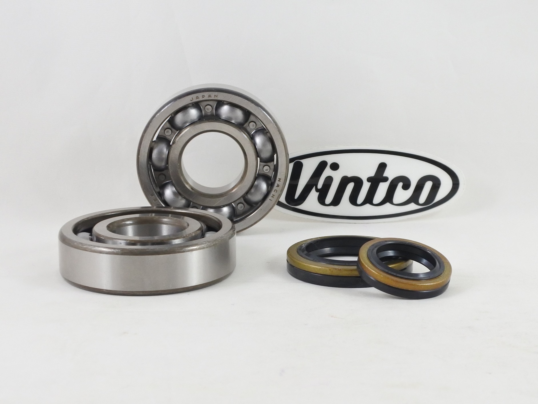 MAIN BEARING AND SEAL KIT 96-02 SUZUKI RM 250 VINTCO KMB043 image 1