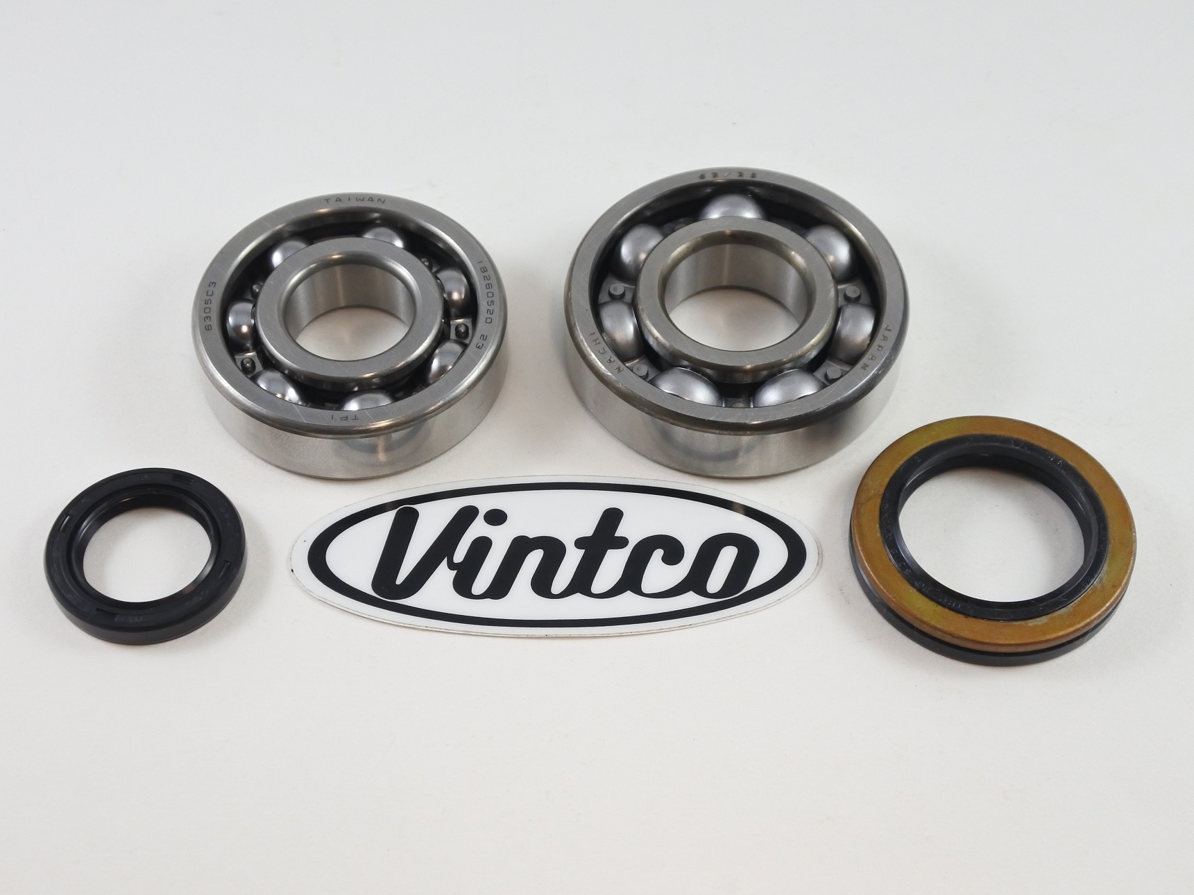MAIN BEARING AND SEAL KIT 89-94 SUZUKI RMX 250 VINTCO KMB044 thumbnail 2