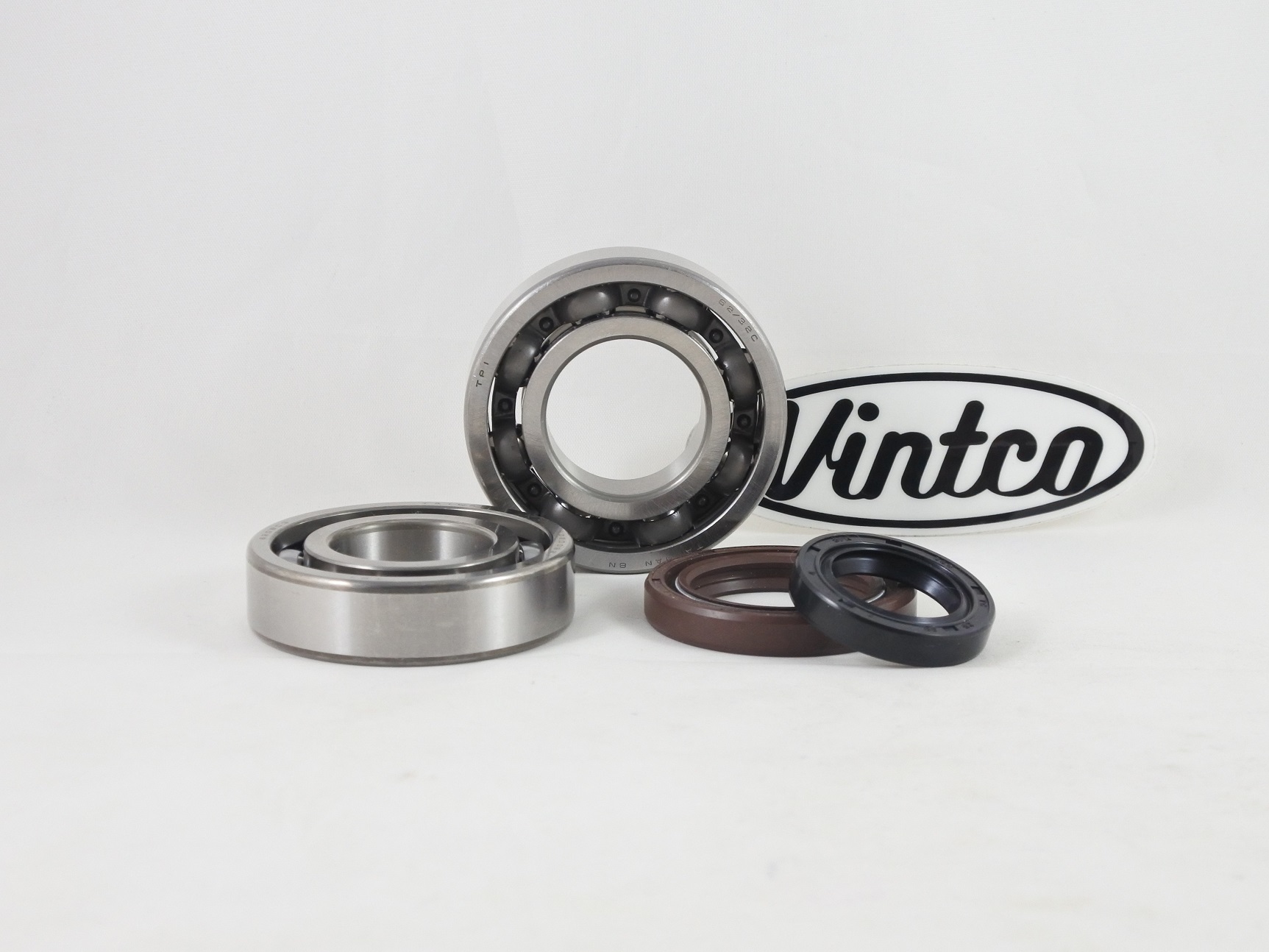 MAIN BEARING AND SEAL KIT 85-86 SUZUKI LT R QUADRACER 250 VINTCO KMB046 image 1