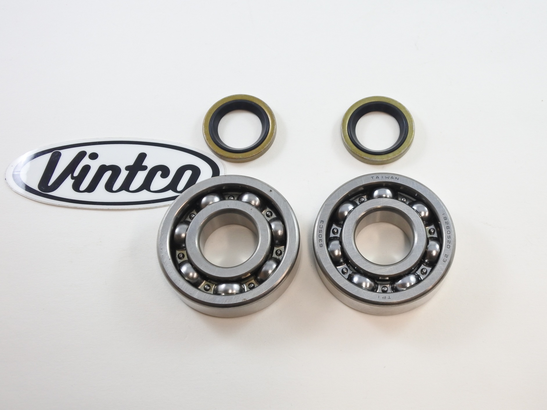 MAIN BEARING AND SEAL KIT 90-06 KAWASAKI KDX 200 220 VINTCO KMB050 thumbnail 4