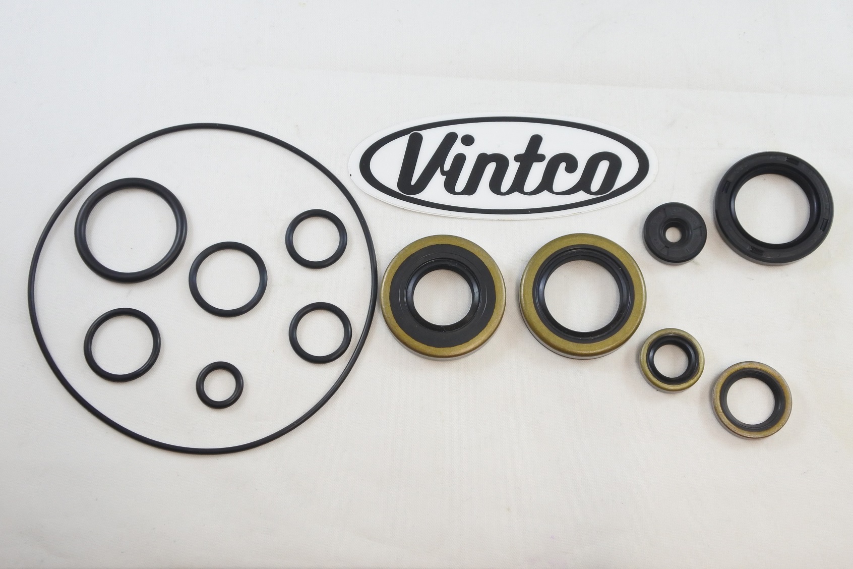 OIL SEAL KIT 74-83 KAWASAKI KD KE KS KX 125 VINTCO KOS012 thumbnail 2
