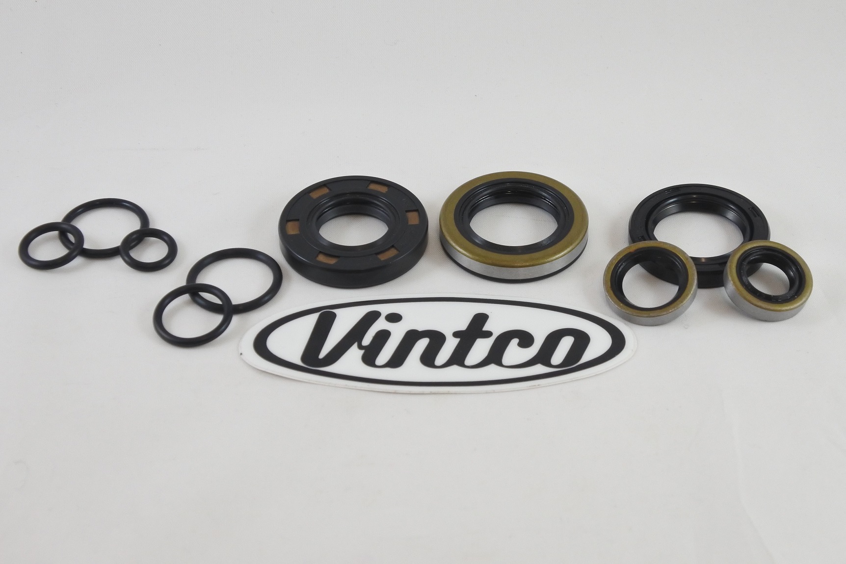 OIL SEAL KIT 78-79 KAWASAKI KX 125 VINTCO KOS013 image 1