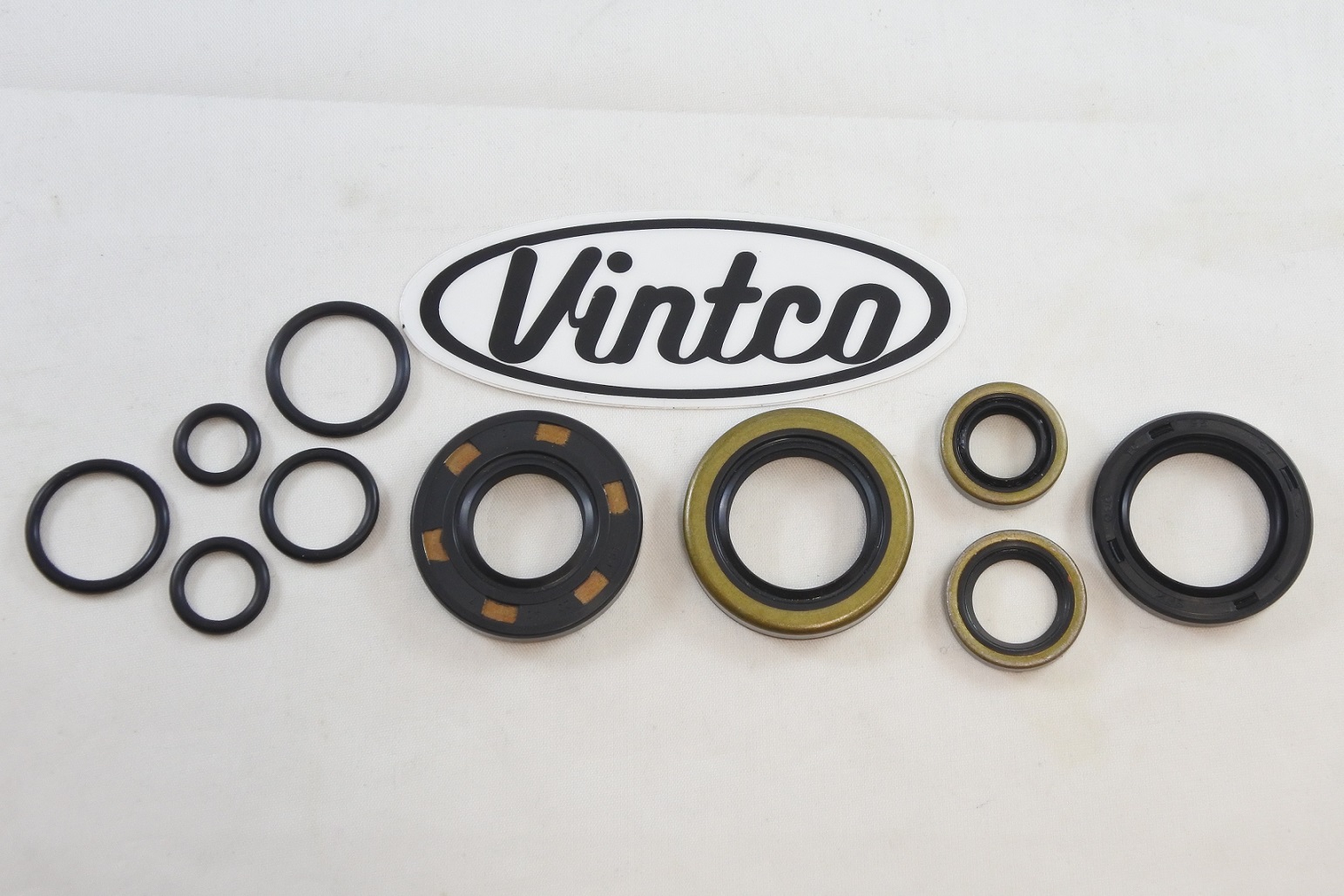 OIL SEAL KIT 78-79 KAWASAKI KX 125 VINTCO KOS013 thumbnail 2
