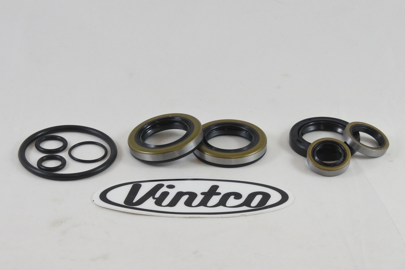 OIL SEAL KIT 80-82 KAWASAKI KDX KX 125 175 VINTCO KOS014 image 1