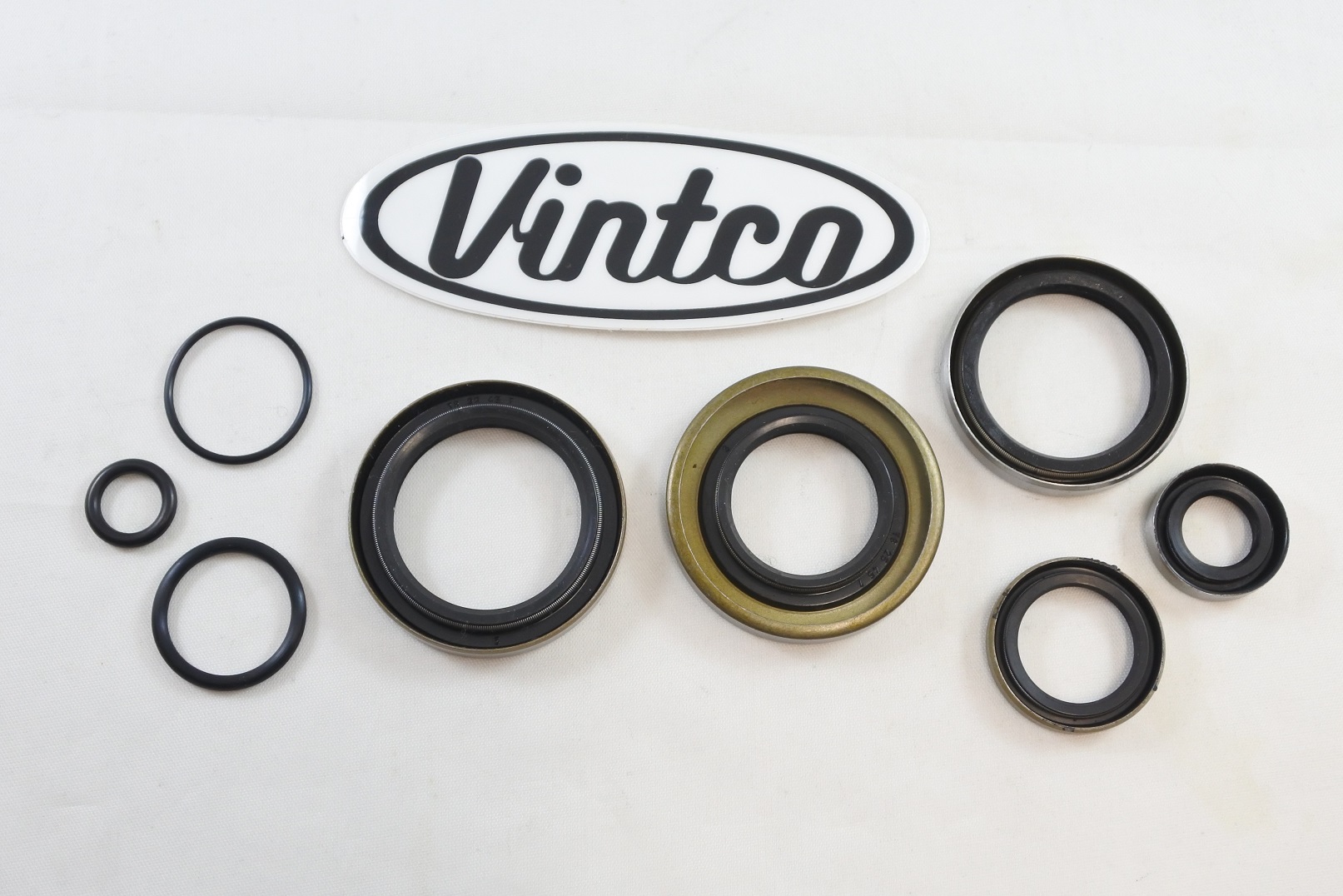 OIL SEAL KIT 74-76 KAWASAKI KX 250 VINTCO KOS015 thumbnail 3