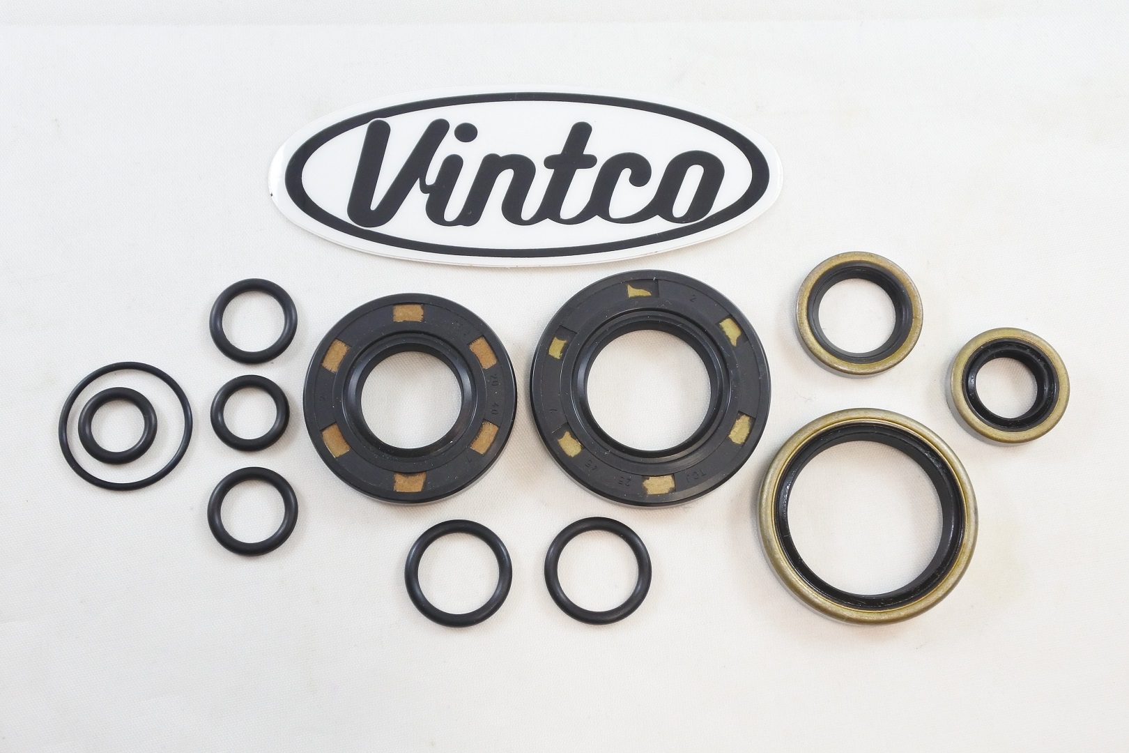 OIL SEAL KIT 80-82 KAWASAKI KX KDX 250 VINTCO KOS017 thumbnail 2
