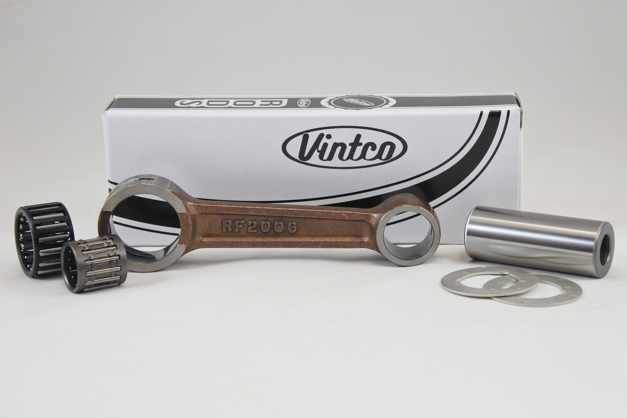 CONNECTING ROD KIT 69-82 YAMAHA AT ATM CT DT IT MX TY TZ YZ 1 2 3 100 125 175 VINTCO KR2006 image 1