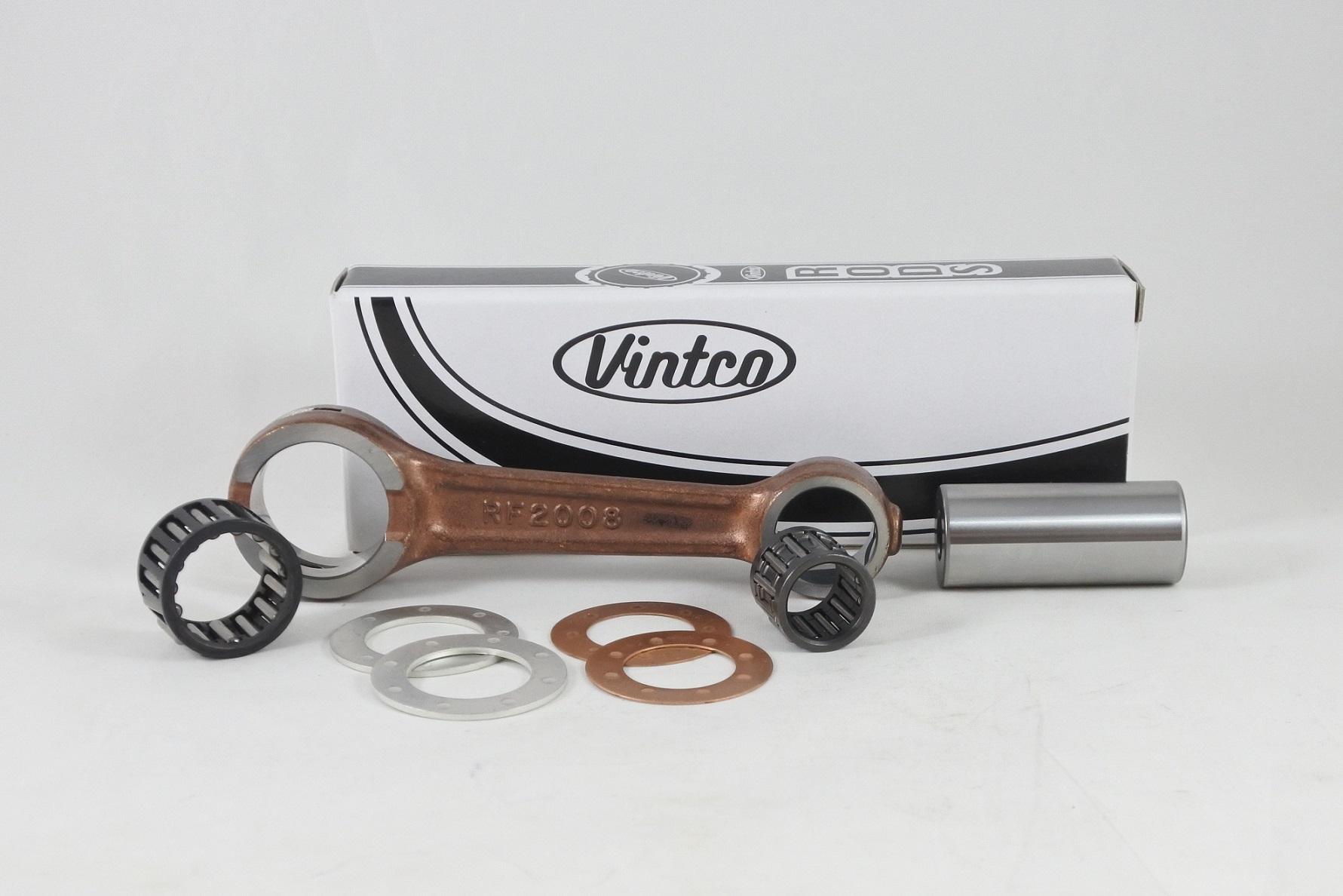 CONNECTING ROD KIT 78-87 KAWASAKI KDX KX 125 175 200 VINTCO KR2008 image 1