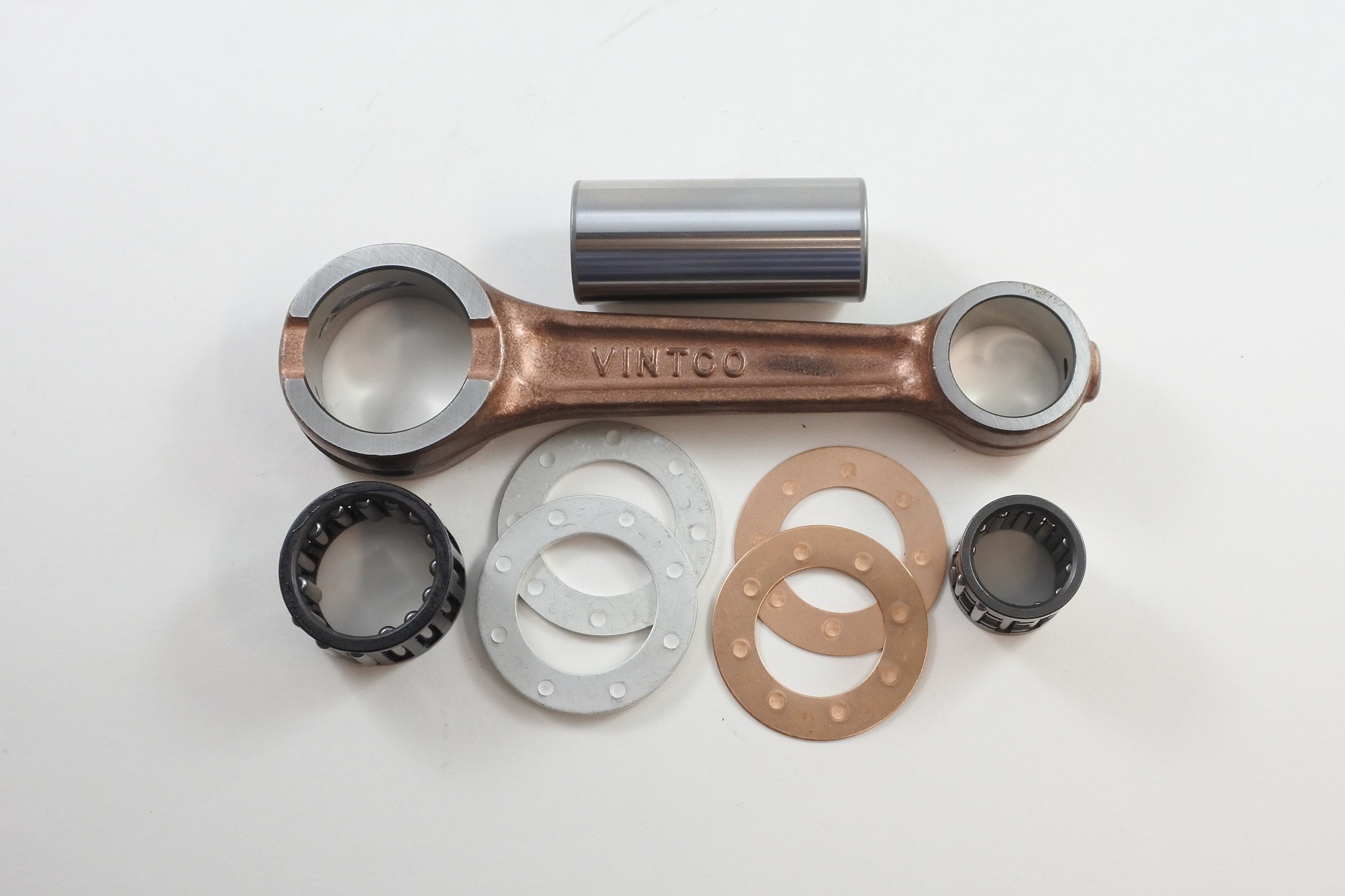 CONNECTING ROD KIT 78-87 KAWASAKI KDX KX 125 175 200 VINTCO KR2008 thumbnail 2