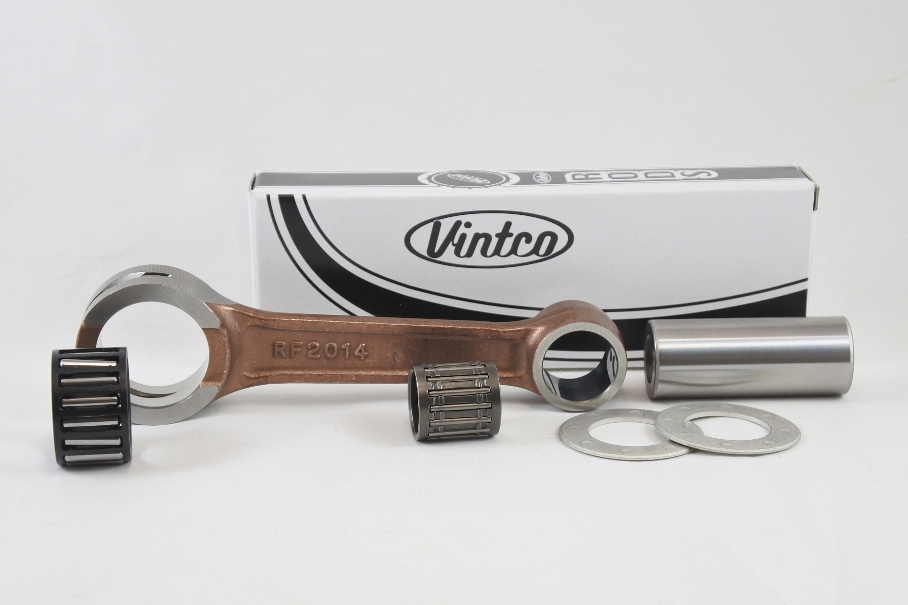 CONNECTING ROD KIT 78-08 KAWASAKI KDX KX KXT KXF TECATE 4 250 VINTCO KR2014 image 1