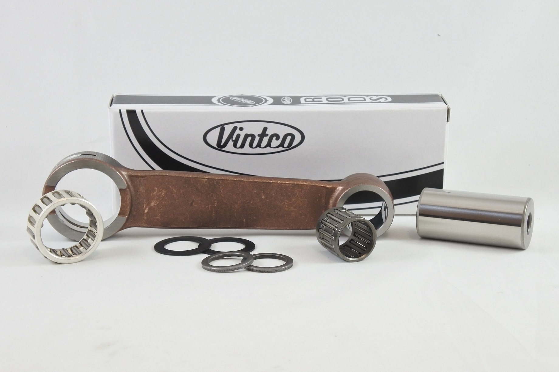 CONNECTING ROD KIT 72-81 HUSQVARNA CR WR OR XC ACC AUTO AMX 250 360 390 400 VINTCO KR2017 image 1