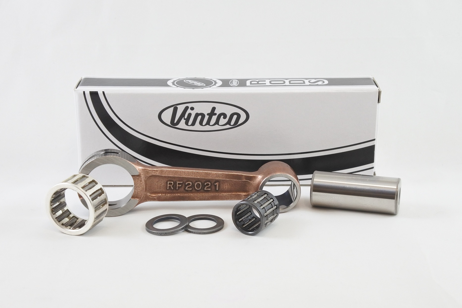 CONNECTING ROD KIT 72-74 HUSQVARNA CR WR SC 125 VINTCO KR2021 image 1