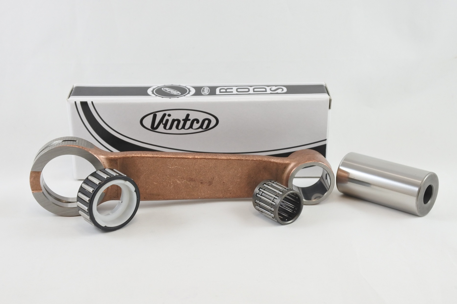 CONNECTING ROD KIT 72-75 HUSQVARNA RT WR CR 360 450 VINTCO KR2025 image 1