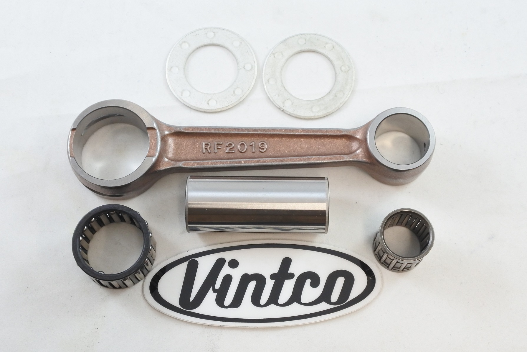 CONNECTING ROD KIT 74-76 KAWASAKI KT KX 250 VINTCO KR2038 thumbnail 2