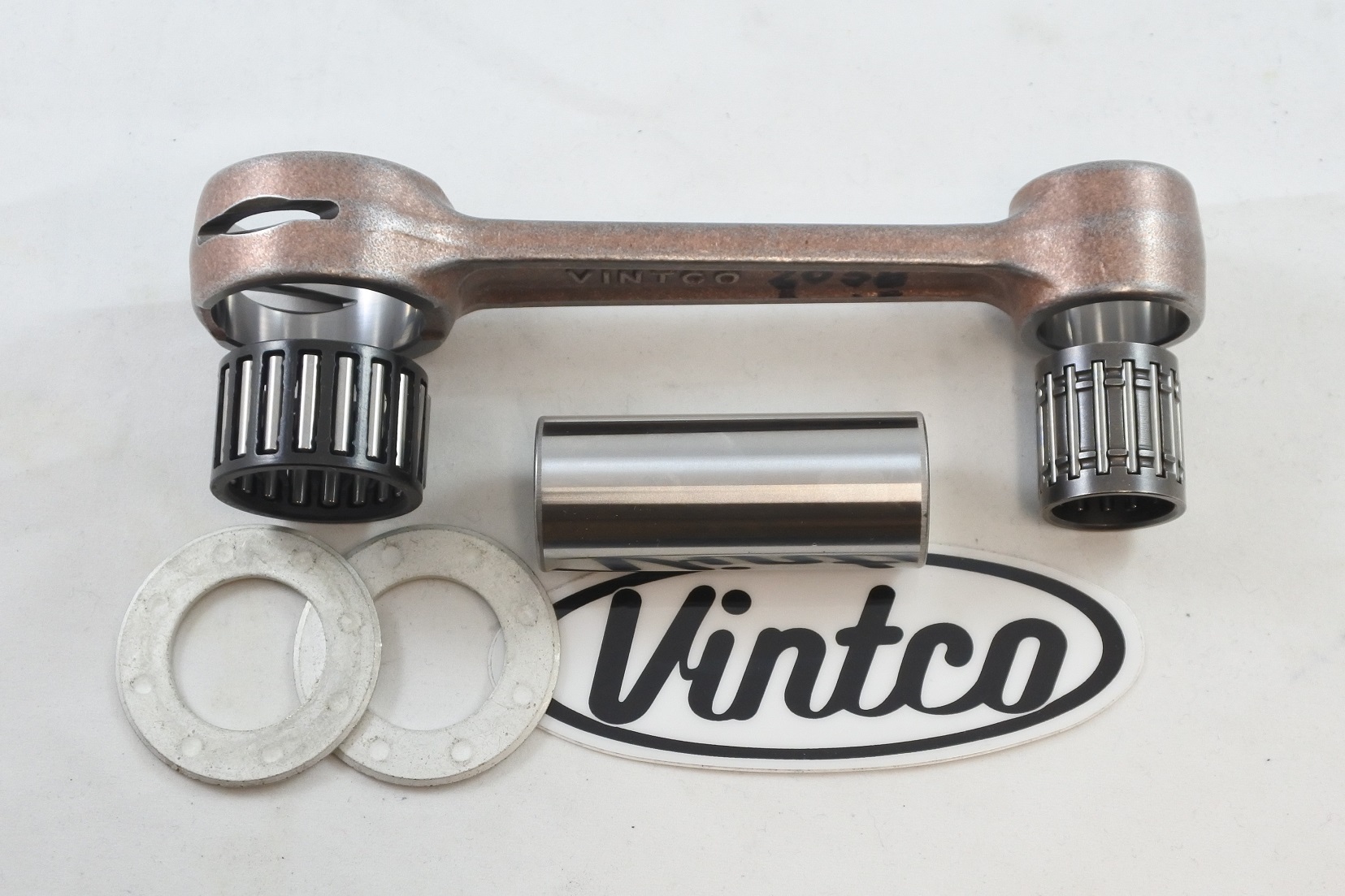 CONNECTING ROD KIT 74-76 KAWASAKI KT KX 250 VINTCO KR2038 thumbnail 3