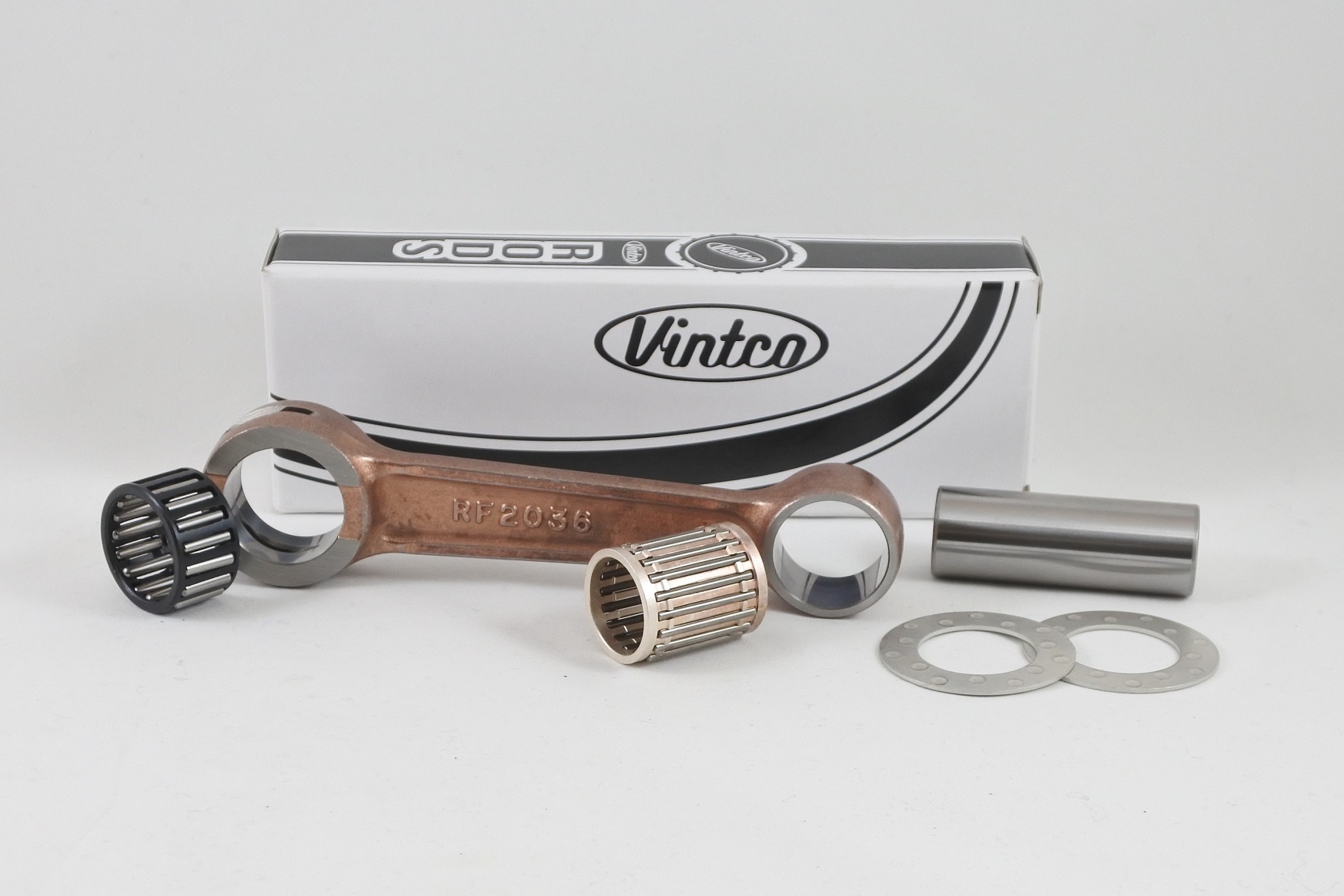 CONNECTING ROD KIT 72-73 BULTACO 350 CRANK PIN 9X20X48mm VINTCO KR2045 image 1