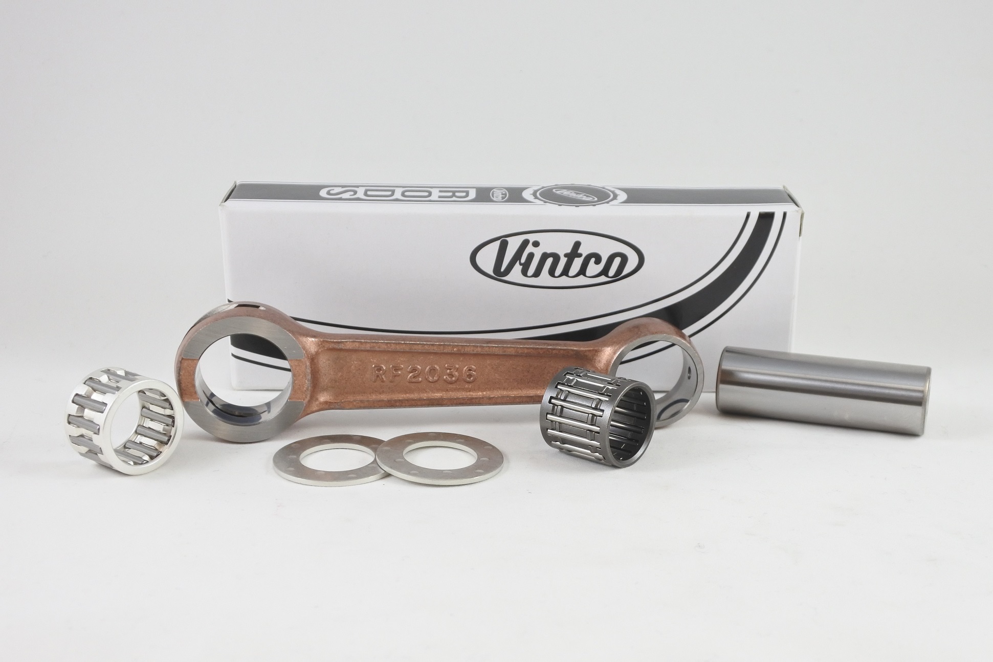 CONNECTING ROD KIT 67-72 BULTACO 350 360 CRANK PIN 8x20x60mm VINTCO KR2046 image 1