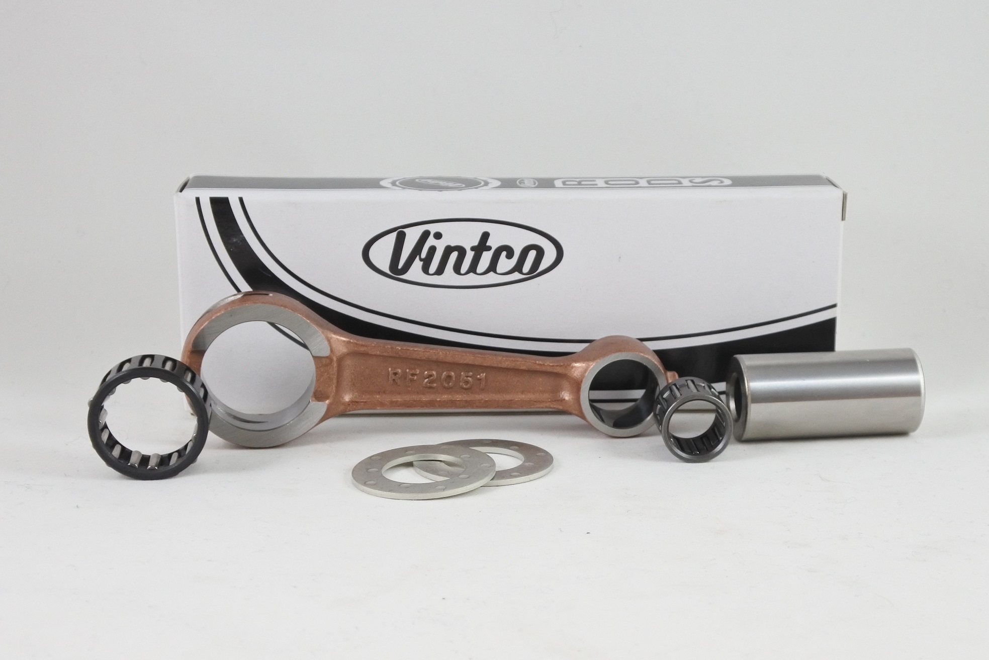 CONNECTING ROD KIT 82-97 KAWASAKI KDX KX 80 100 VINTCO KR2051 image 1