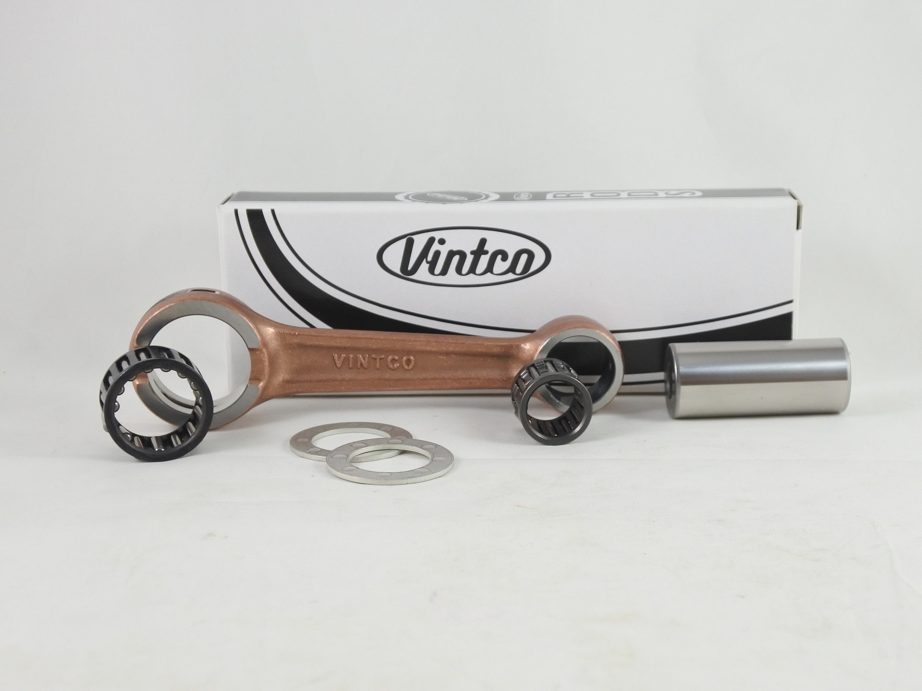CONNECTING ROD KIT 88-06 KAWASAKI KDX KX 125 200 220 VINTCO KR2063 image 1