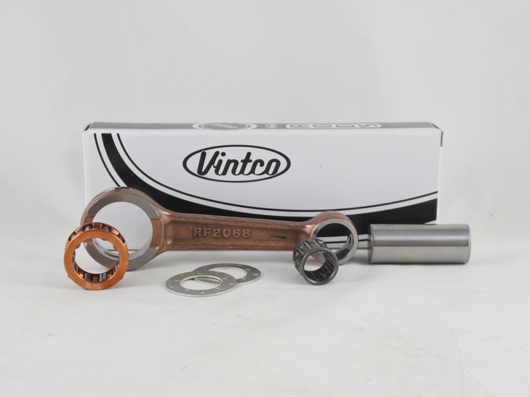 CONNECTING ROD KIT 73-01 KAWASAKI G 3SS 4TR 5 KD KE KH KM KV MC 1 M 80 90 100 VINTCO KR2068 image 1