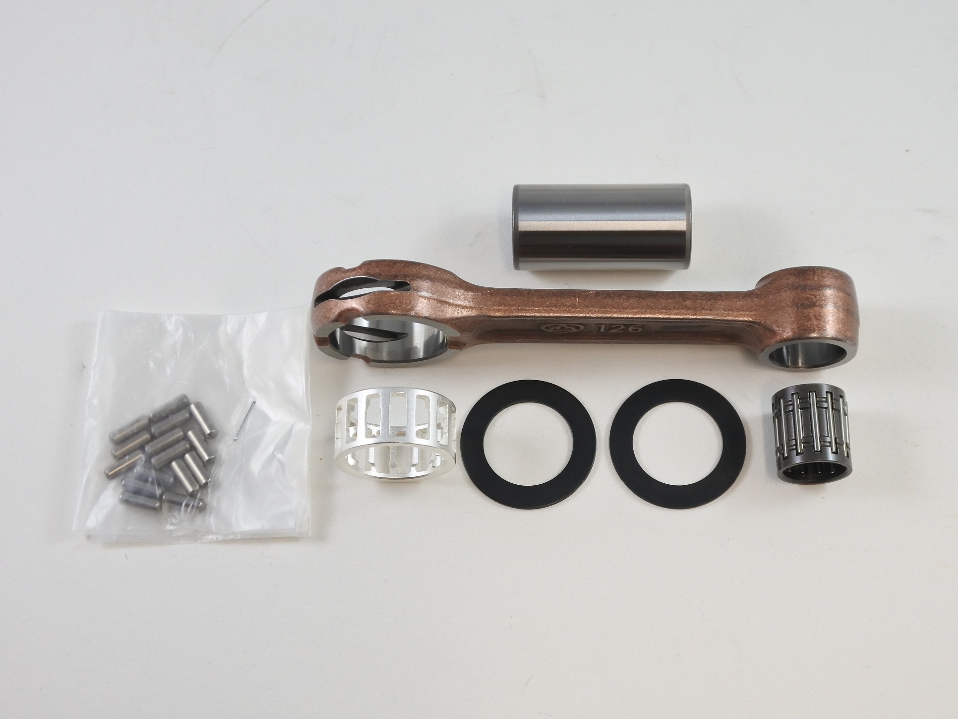 CONNECTING ROD KIT 71-92 YAMAHA RX DT MX YZ LB U7E GTMX GT RD TY JT1 YSR 50 60 70 80 VINTCO KR2069 thumbnail 3