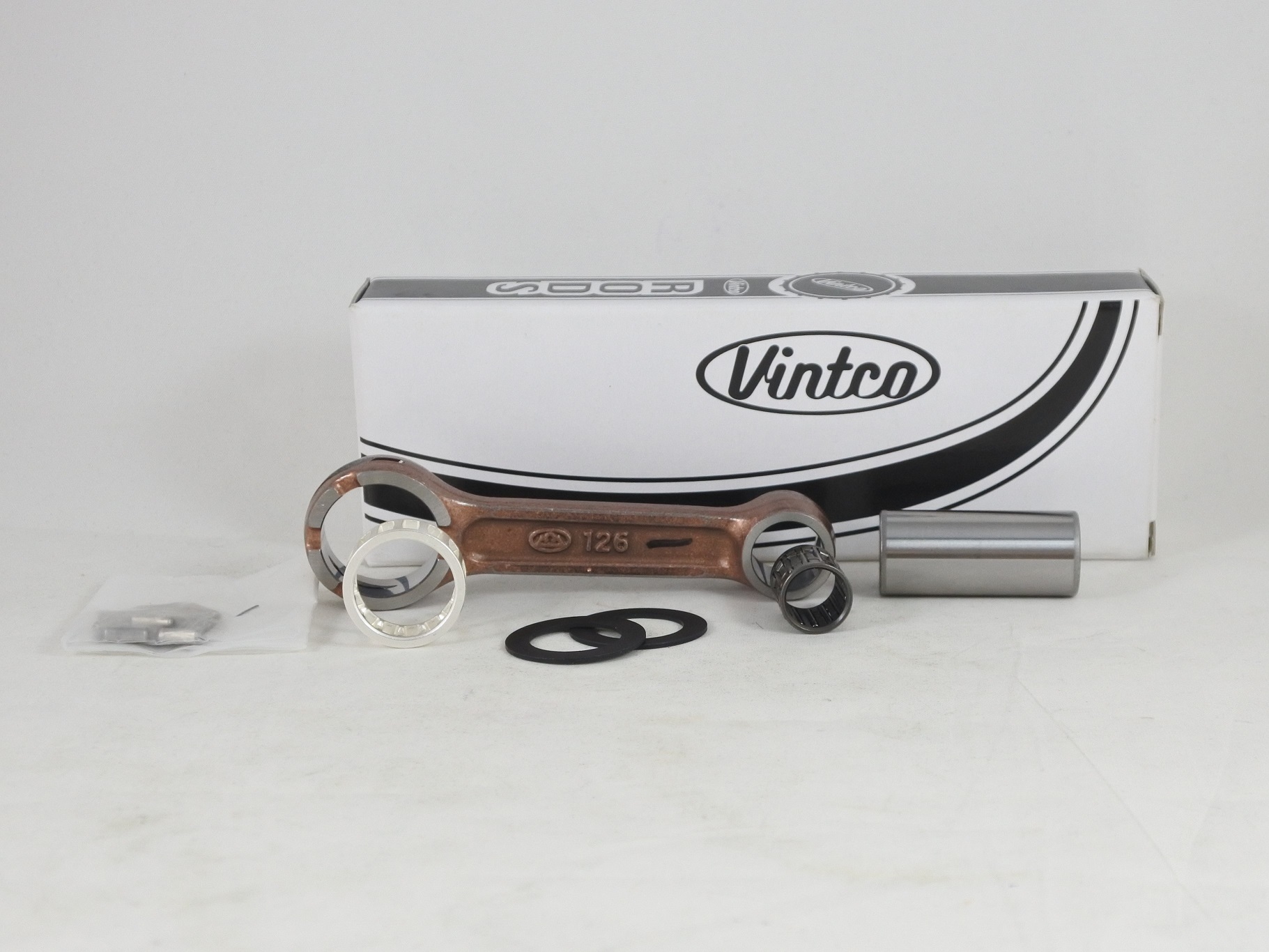 CONNECTING ROD KIT 63-80 YAMAHA MG1T U5 YG1T YL1 YZ 50 80 VINTCO KR2070 image 1