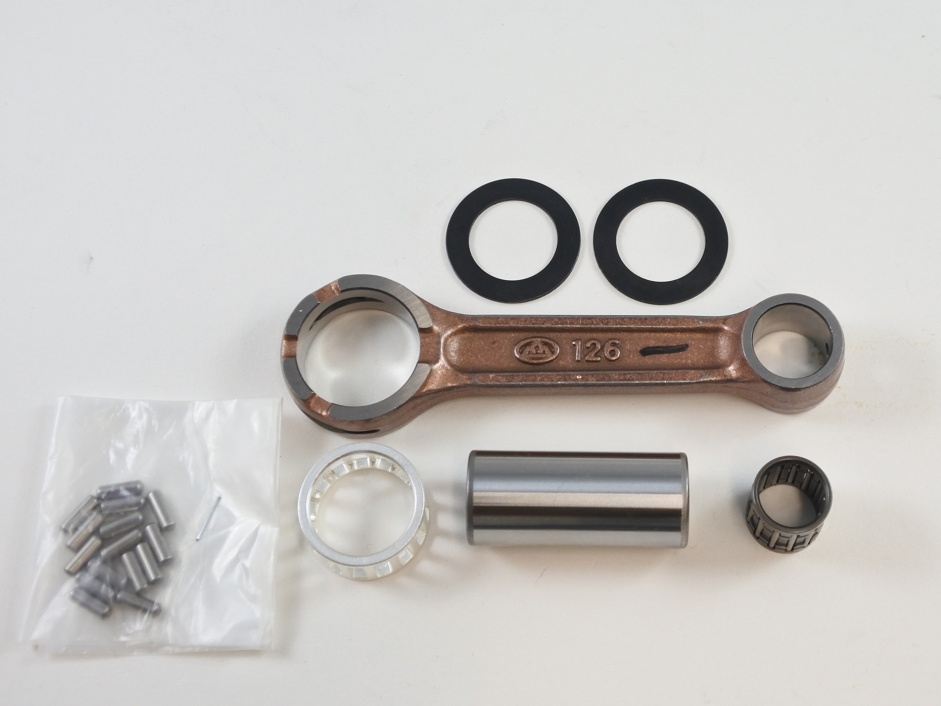 CONNECTING ROD KIT 63-80 YAMAHA MG1T U5 YG1T YL1 YZ 50 80 VINTCO KR2070 thumbnail 2