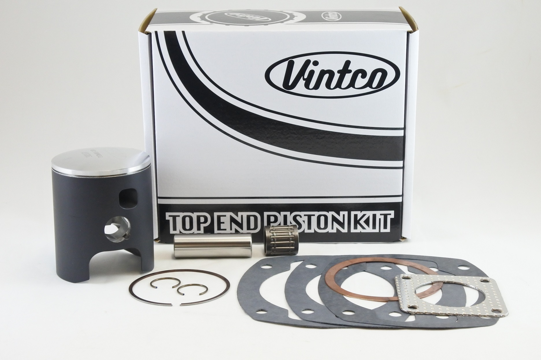 TOP END PISTON KIT 73-80 MAICO 250 68.0mm 1.0mm OVER VINTCO KTA01-1.0 image 1