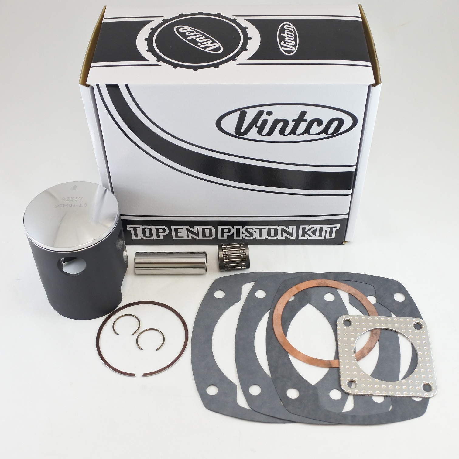 TOP END PISTON KIT 73-80 MAICO 250 68.0mm 1.0mm OVER VINTCO KTA01-1.0 thumbnail 2