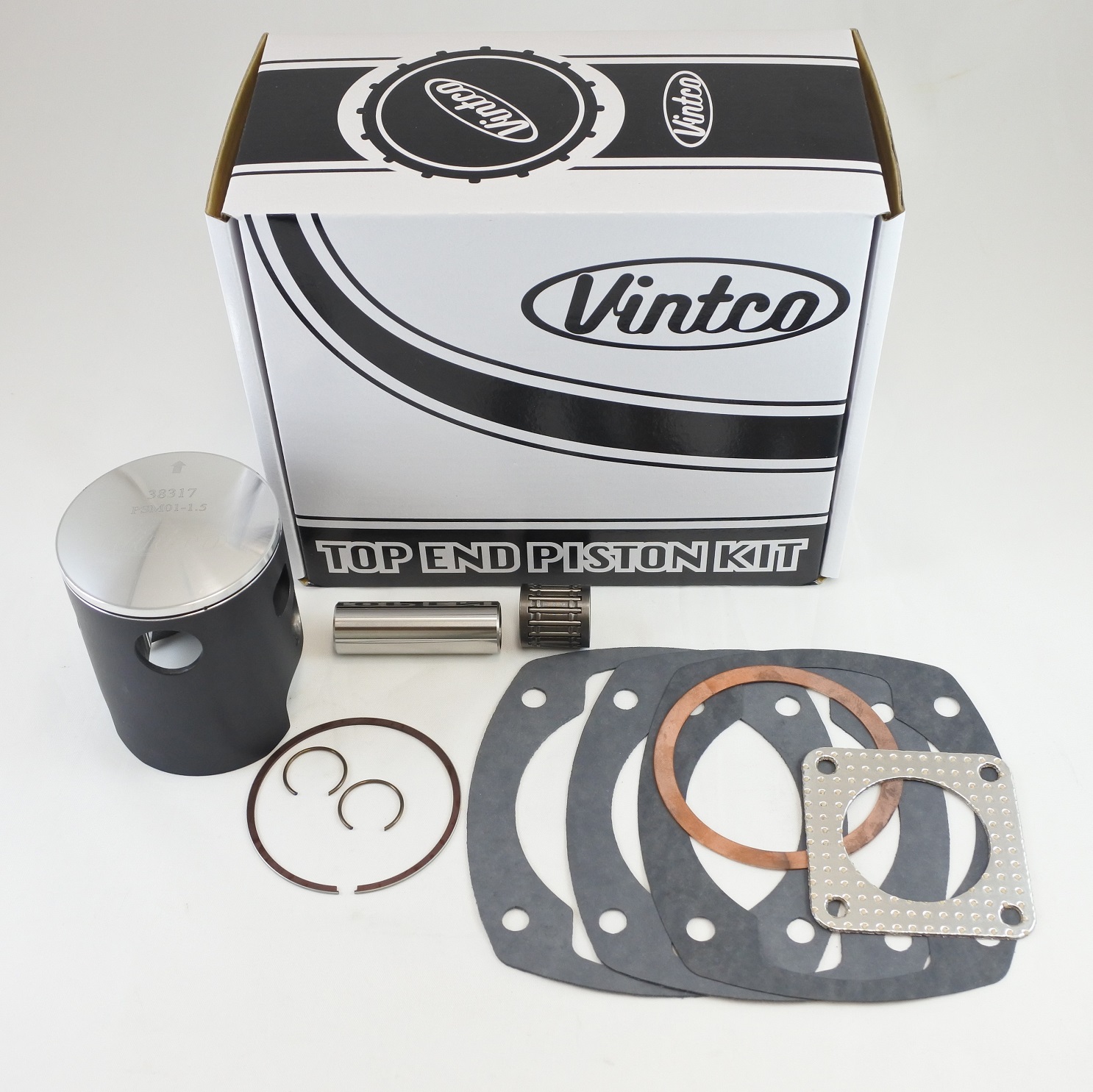 TOP END PISTON KIT 73-80 MAICO 250 68.5mm 1.5mm OVER VINTCO KTA01-1.5 thumbnail 2