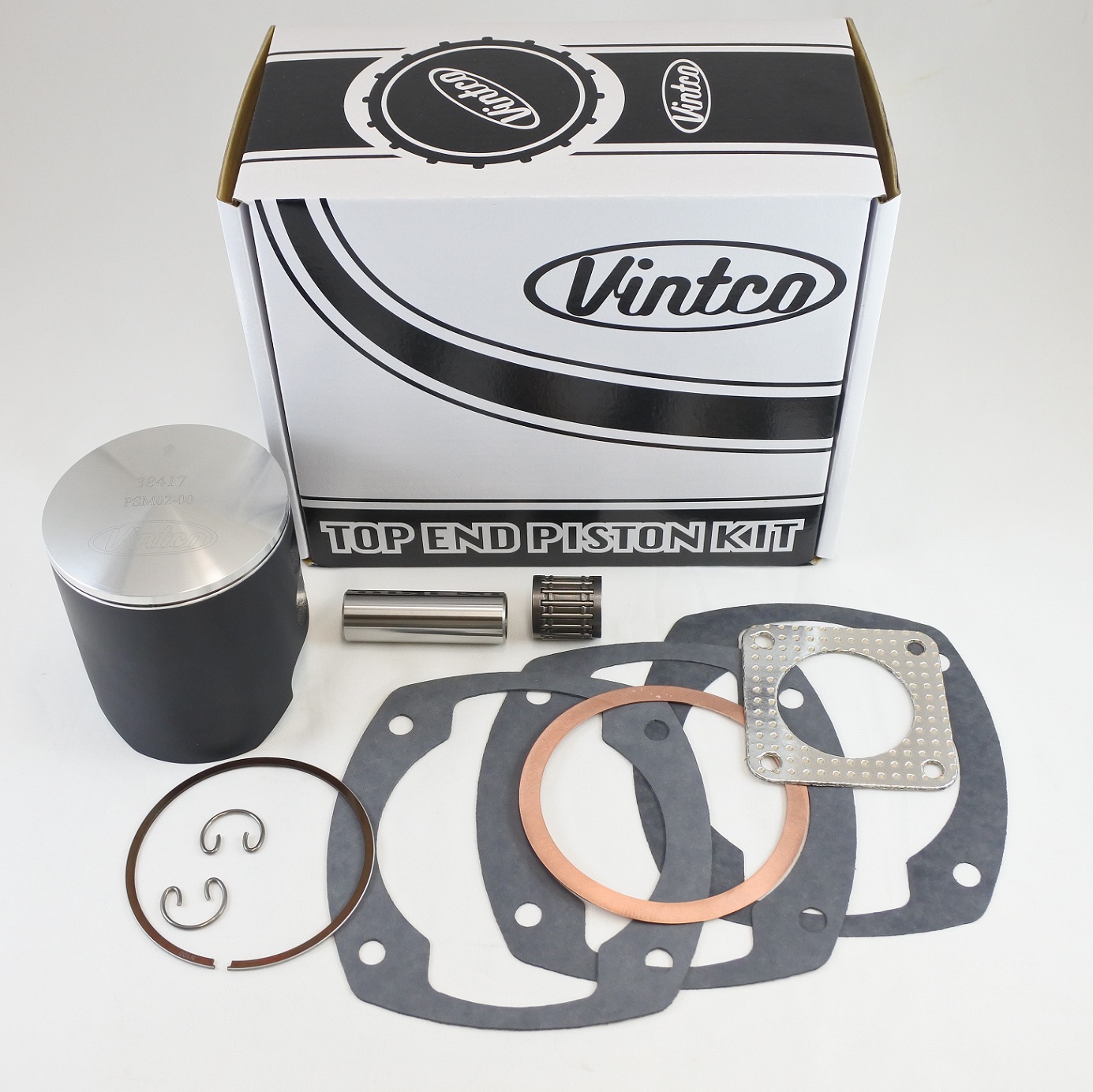 TOP END PISTON KIT 74-80 MAICO 400 77.0mm STANDARD VINTCO KTA03-00 thumbnail 2