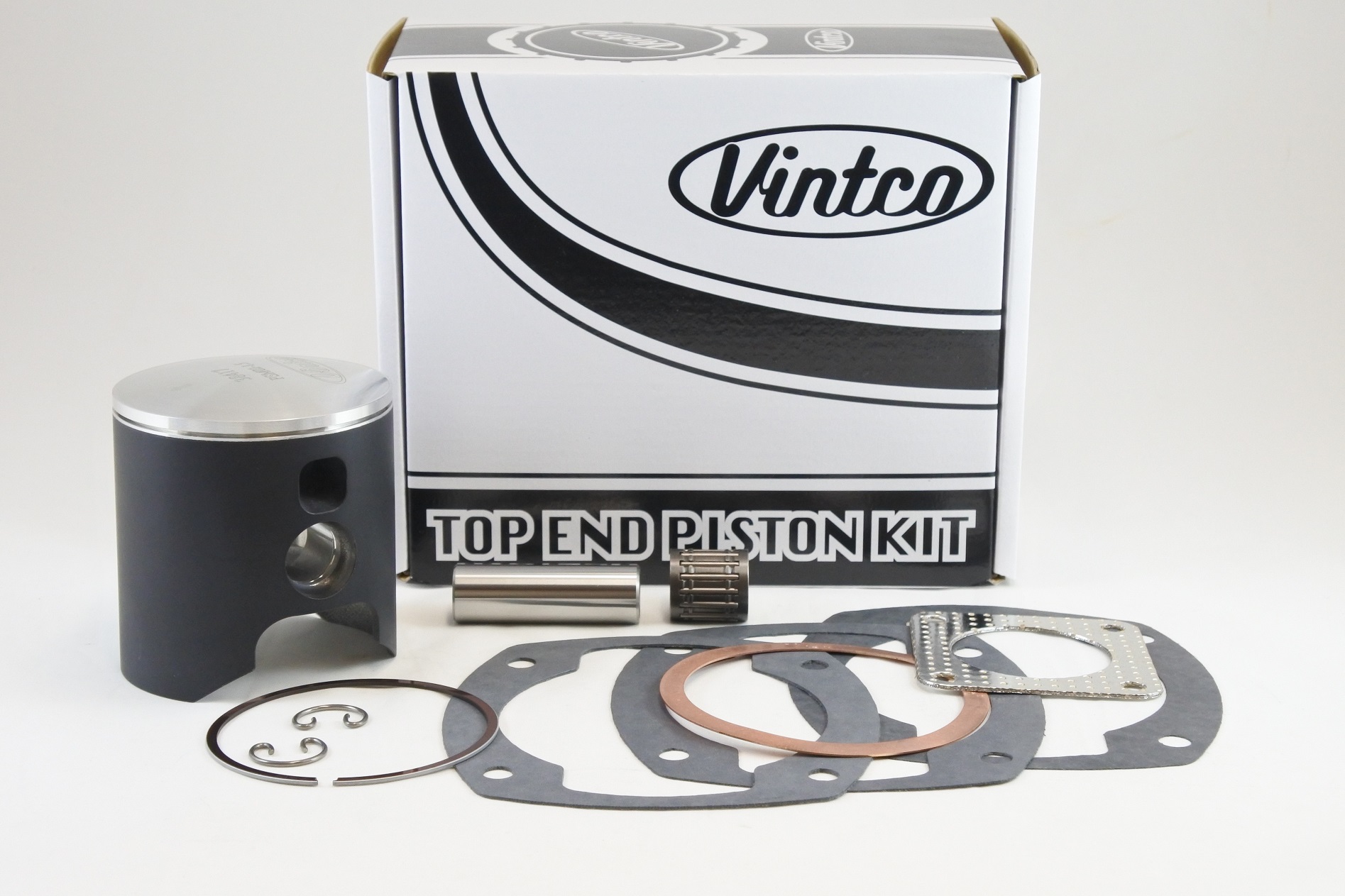 TOP END PISTON KIT 74-80 MAICO 400 78.5mm +1.5mm OVER VINTCO KTA03-1.5 image 1