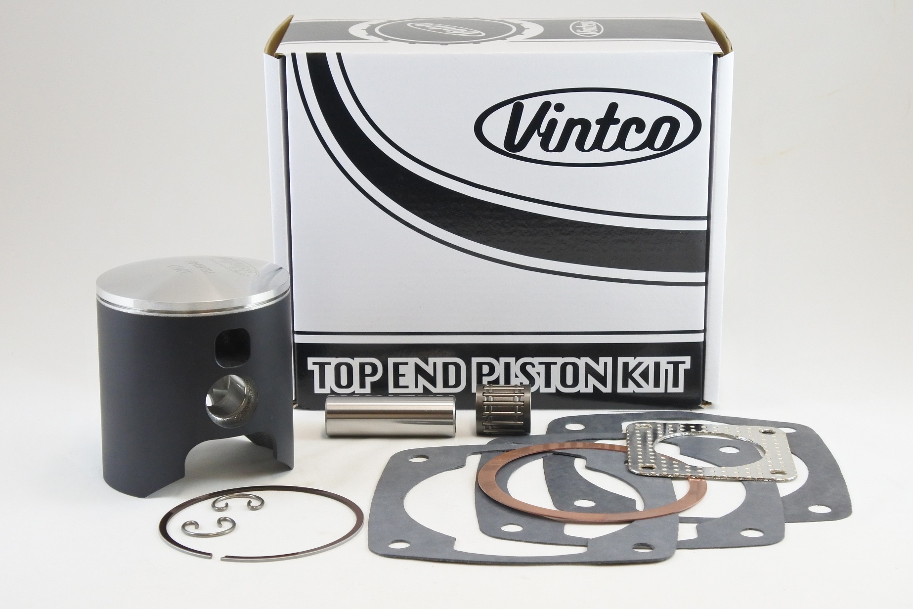 TOP END PISTON KIT 81-81 MAICO 400 77.5mm 0.5mm OVER VINTCO KTA04-0.5 image 1