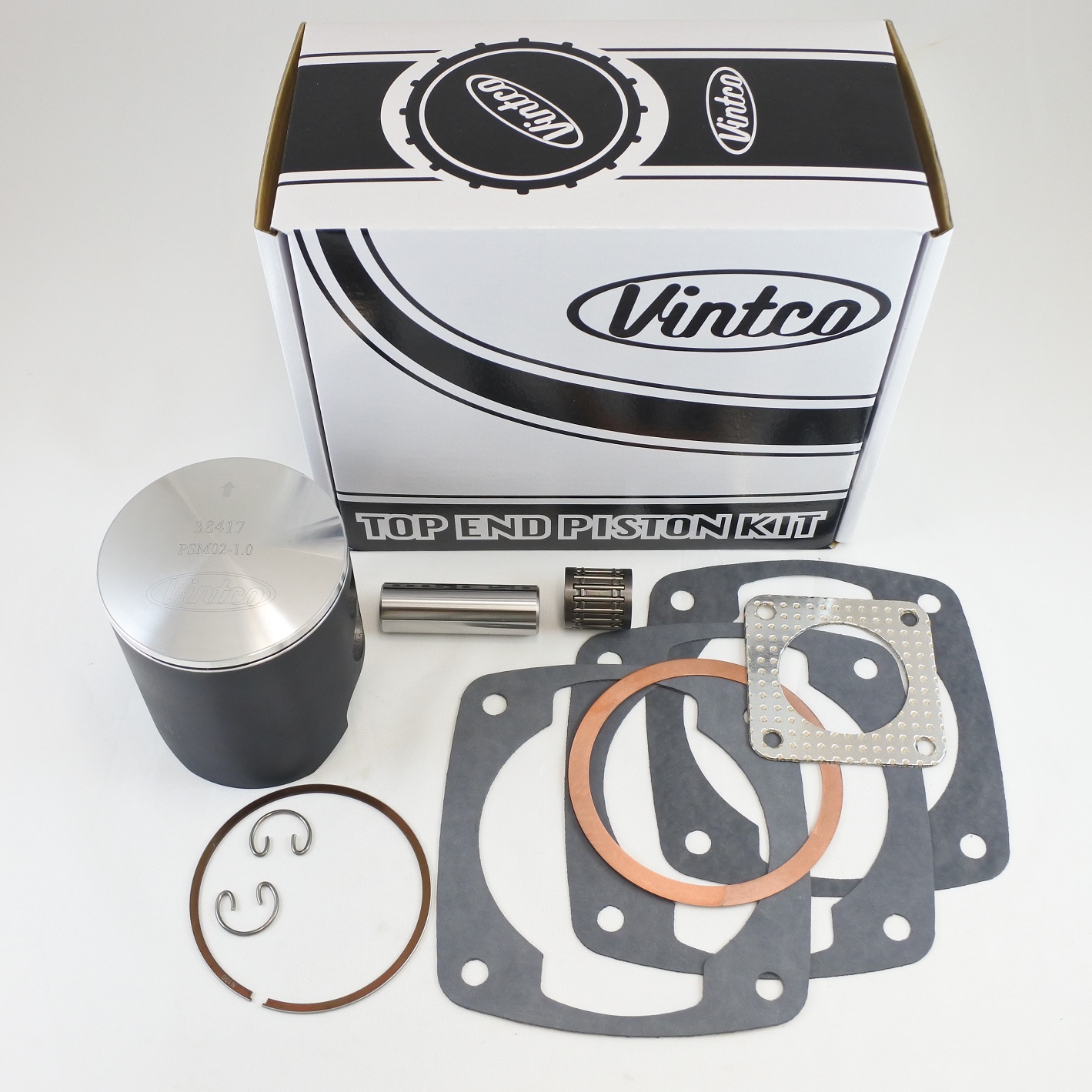 TOP END PISTON KIT 81-81 MAICO 400 78.0mm 1.0mm OVER VINTCO KTA04-1.0 thumbnail 2