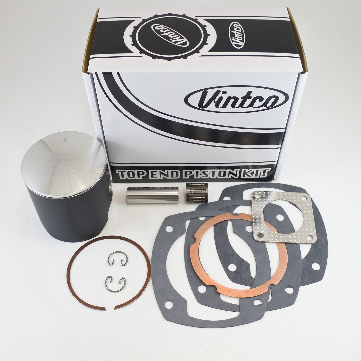 TOP END PISTON KIT 73-80 MAICO GS 440 83.0mm 1.0mm OVER VINTCO KTA05-1.0 thumbnail 2