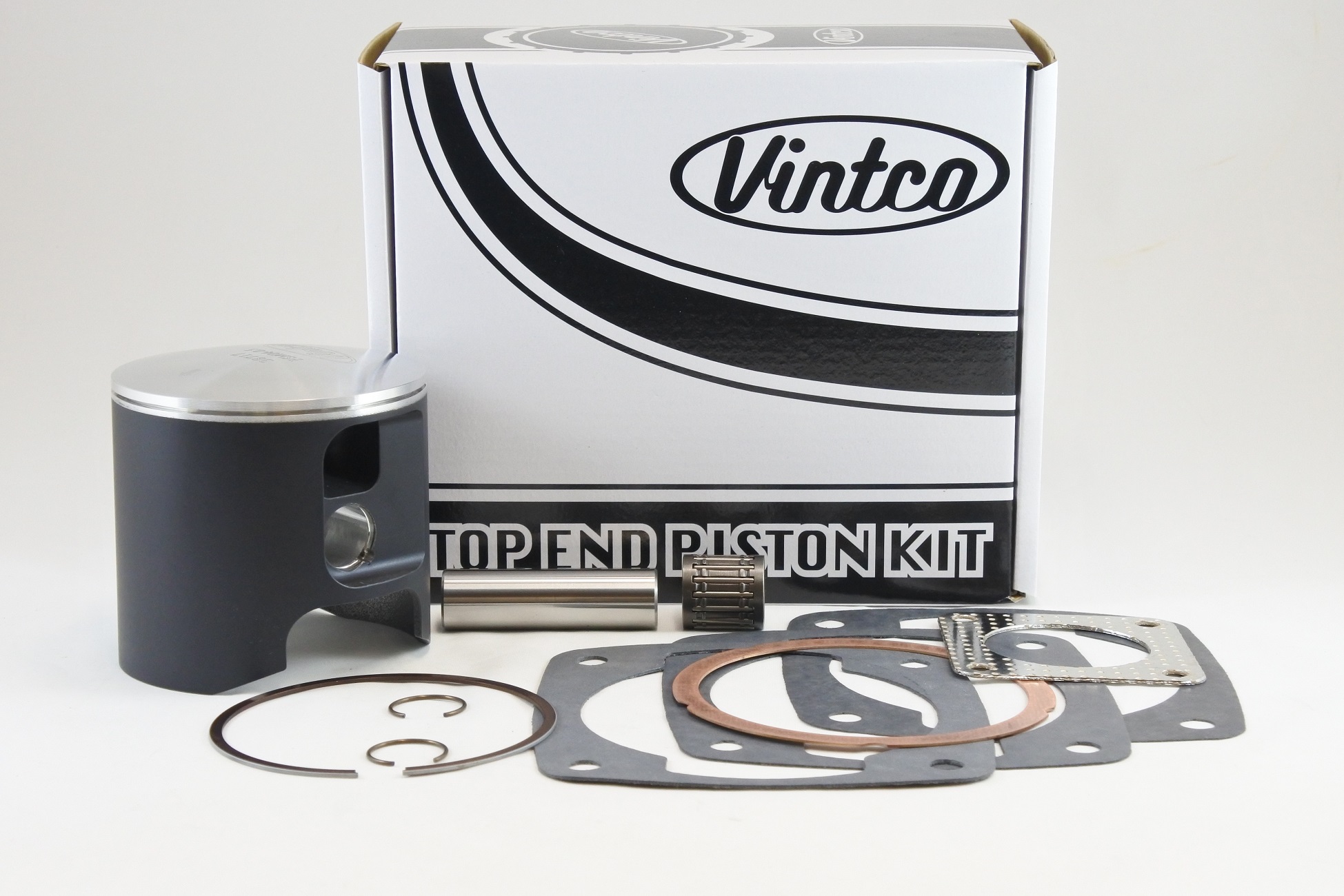 TOP END PISTON KIT 81-82 MAICO 490 87.0mm 0.5mm OVER VINTCO KTA06-0.5 image 1