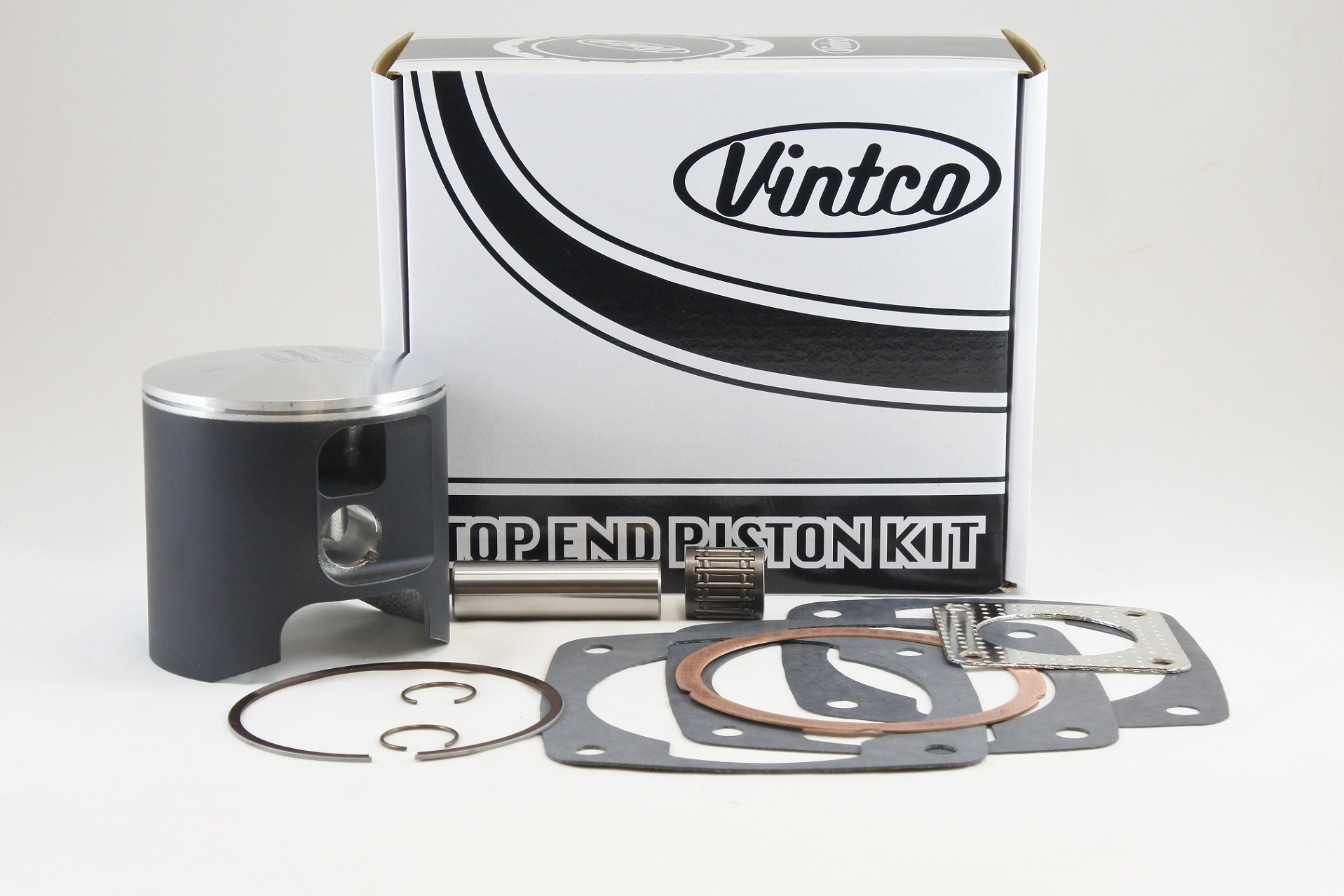 TOP END PISTON KIT 81-82 MAICO 490 86.5mm STANDARD VINTCO KTA06-00 image 1
