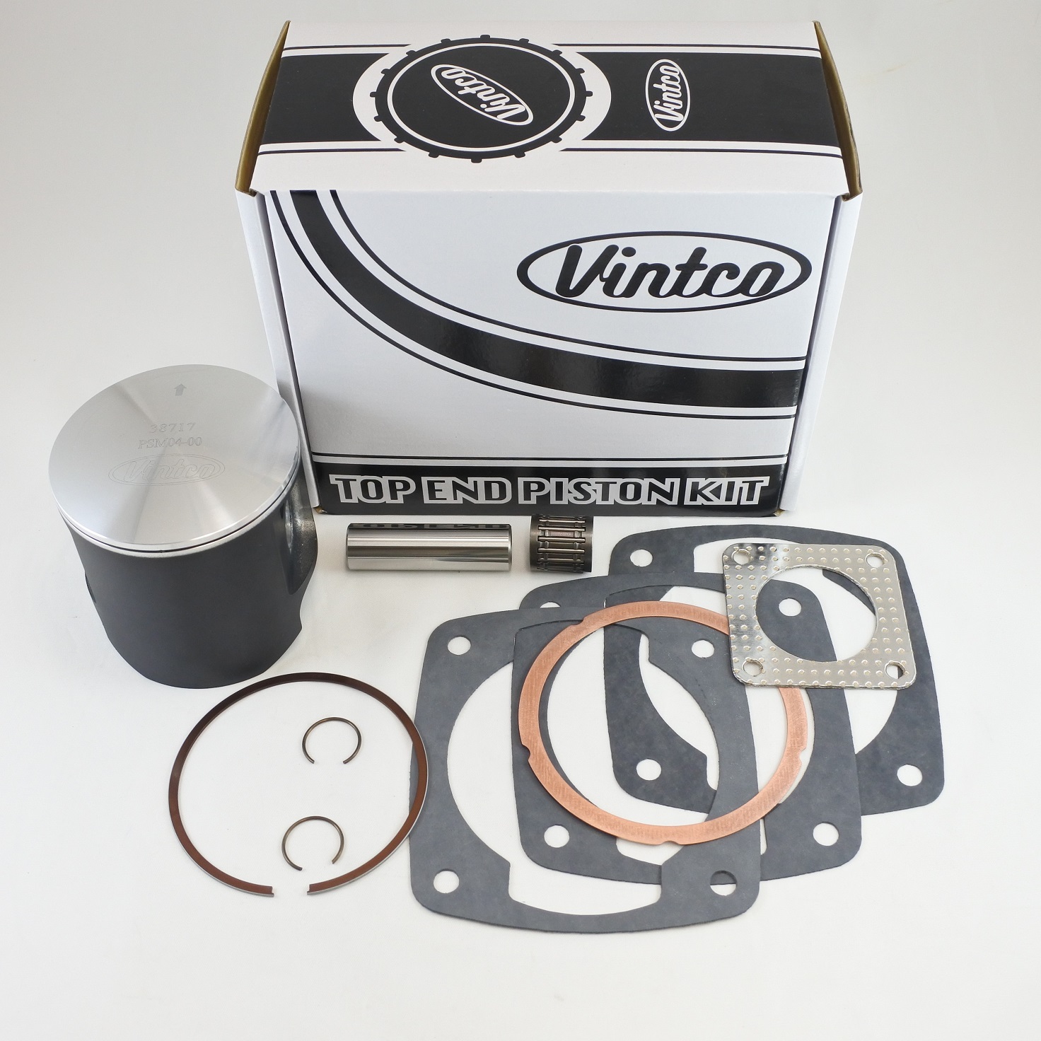 TOP END PISTON KIT 81-82 MAICO 490 86.5mm STANDARD VINTCO KTA06-00 thumbnail 2