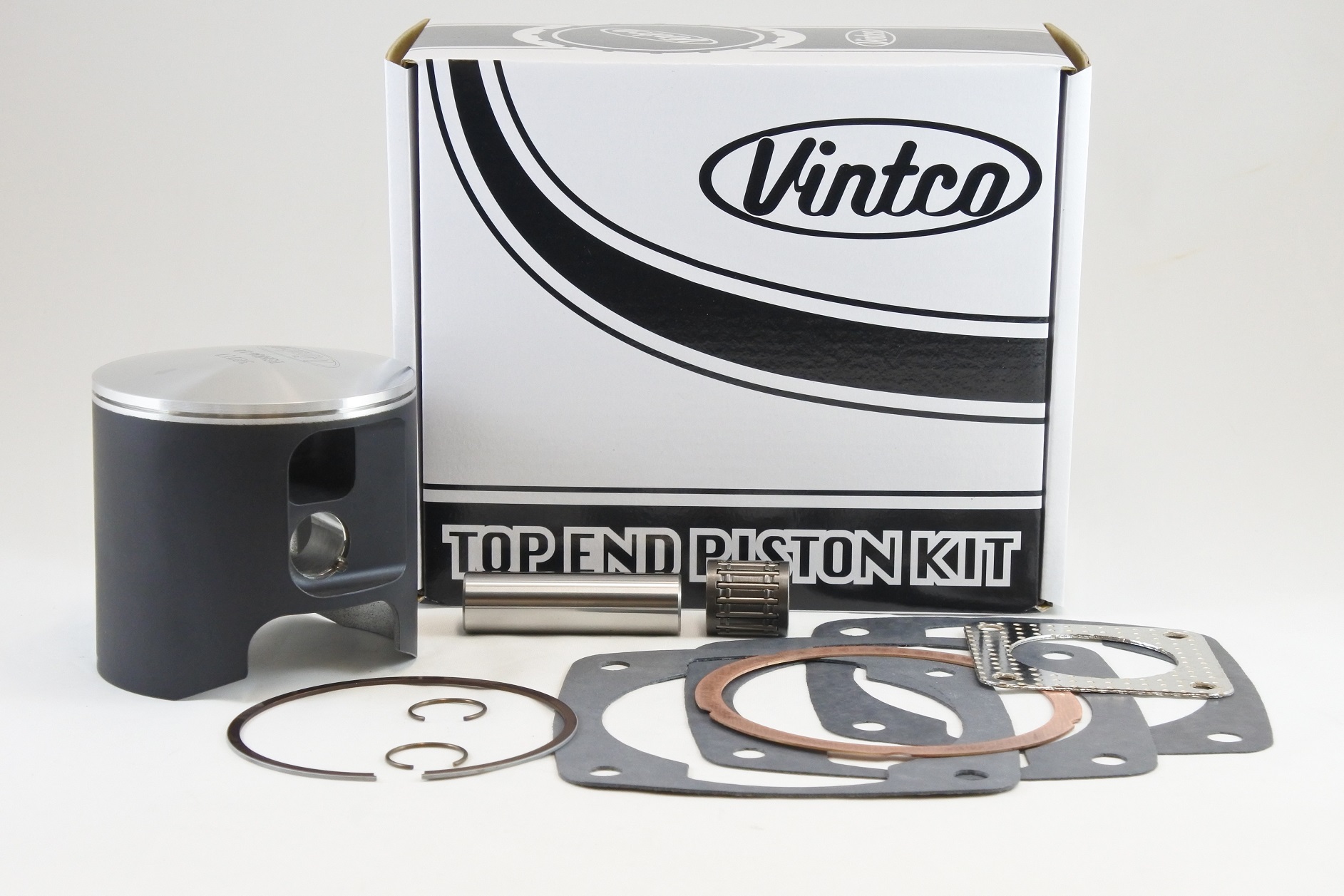 TOP END PISTON KIT 81-82 MAICO 490 87.5mm 1.0mm OVER VINTCO KTA06-1.0 image 1