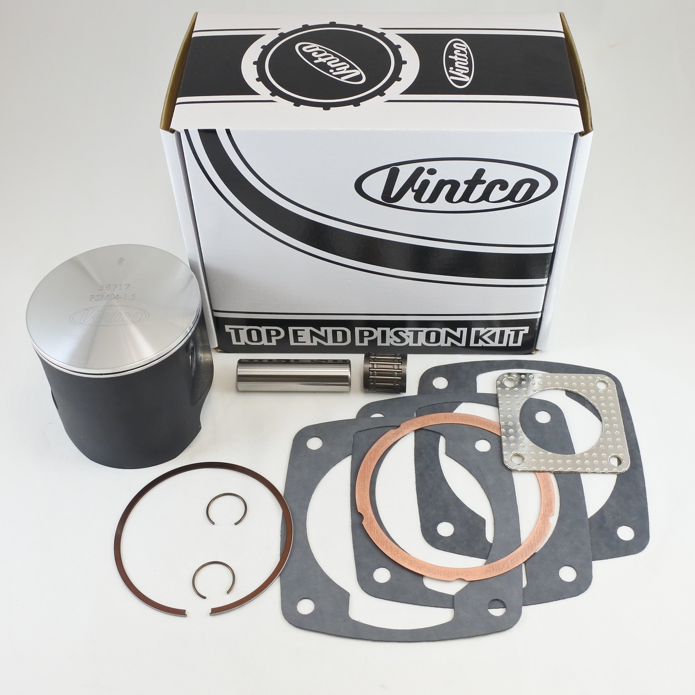 TOP END PISTON KIT 81-82 MAICO 490 88.0mm 1.5mm OVER VINTCO KTA06-1.5 thumbnail 2