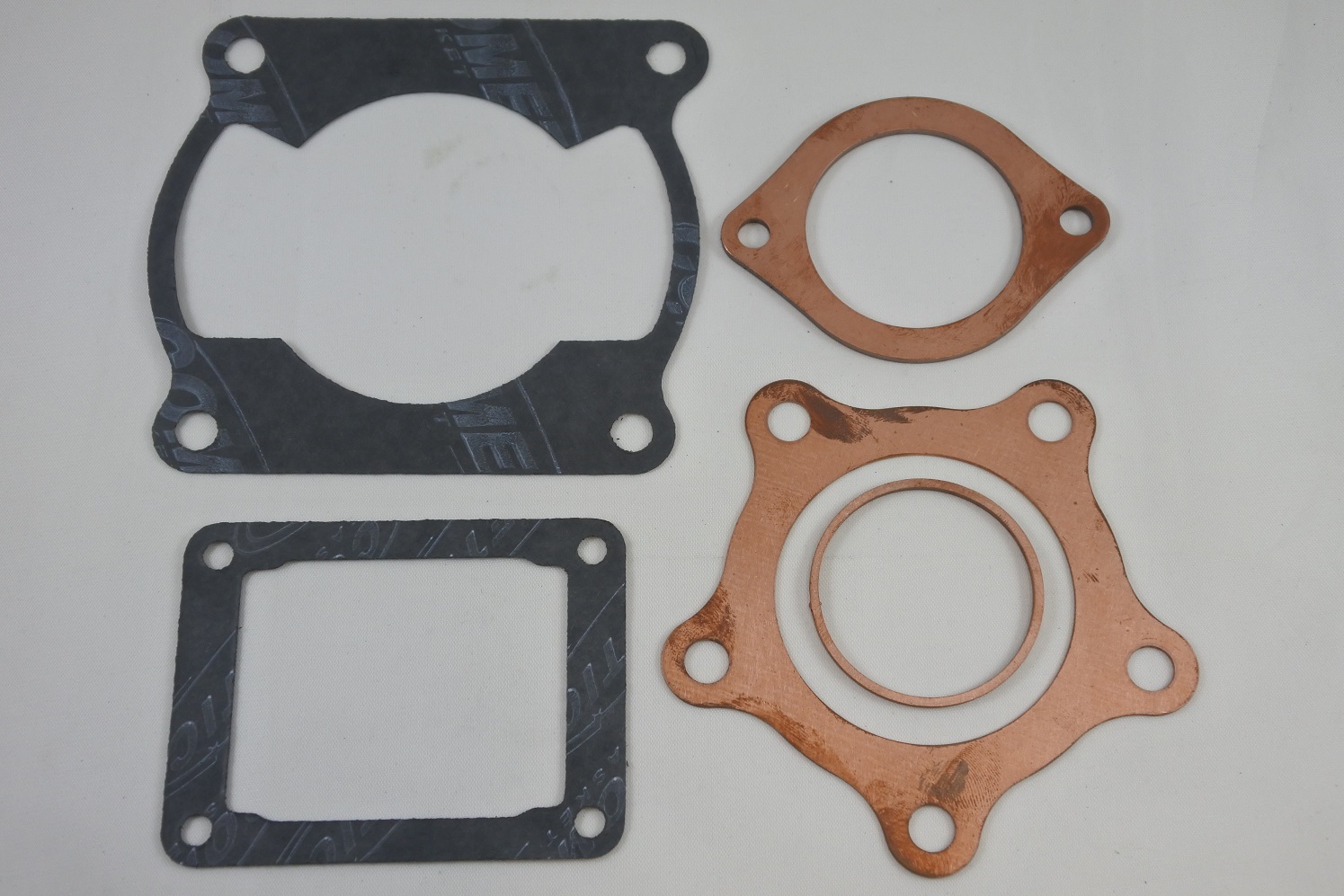 TOP END GASKET KIT 78-79 KAWASAKI KX 125 56mm-57mm BORE VINTCO KTE015 thumbnail 2