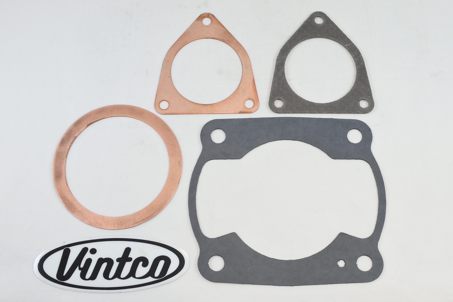 TOP END GASKET KIT 74-76 KAWASAKI KX 250 BORES 69.5mm-70mm VINTCO KTE016 image 1