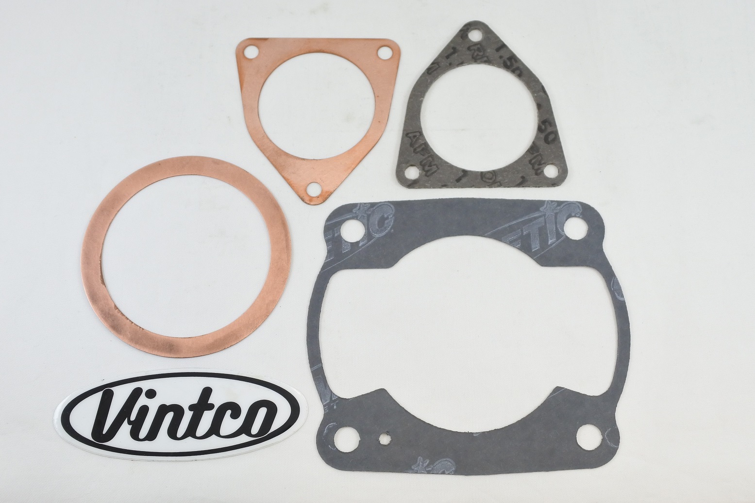 TOP END GASKET KIT 74-76 KAWASAKI KX 250 BORES 69.5mm-70mm VINTCO KTE016 thumbnail 2