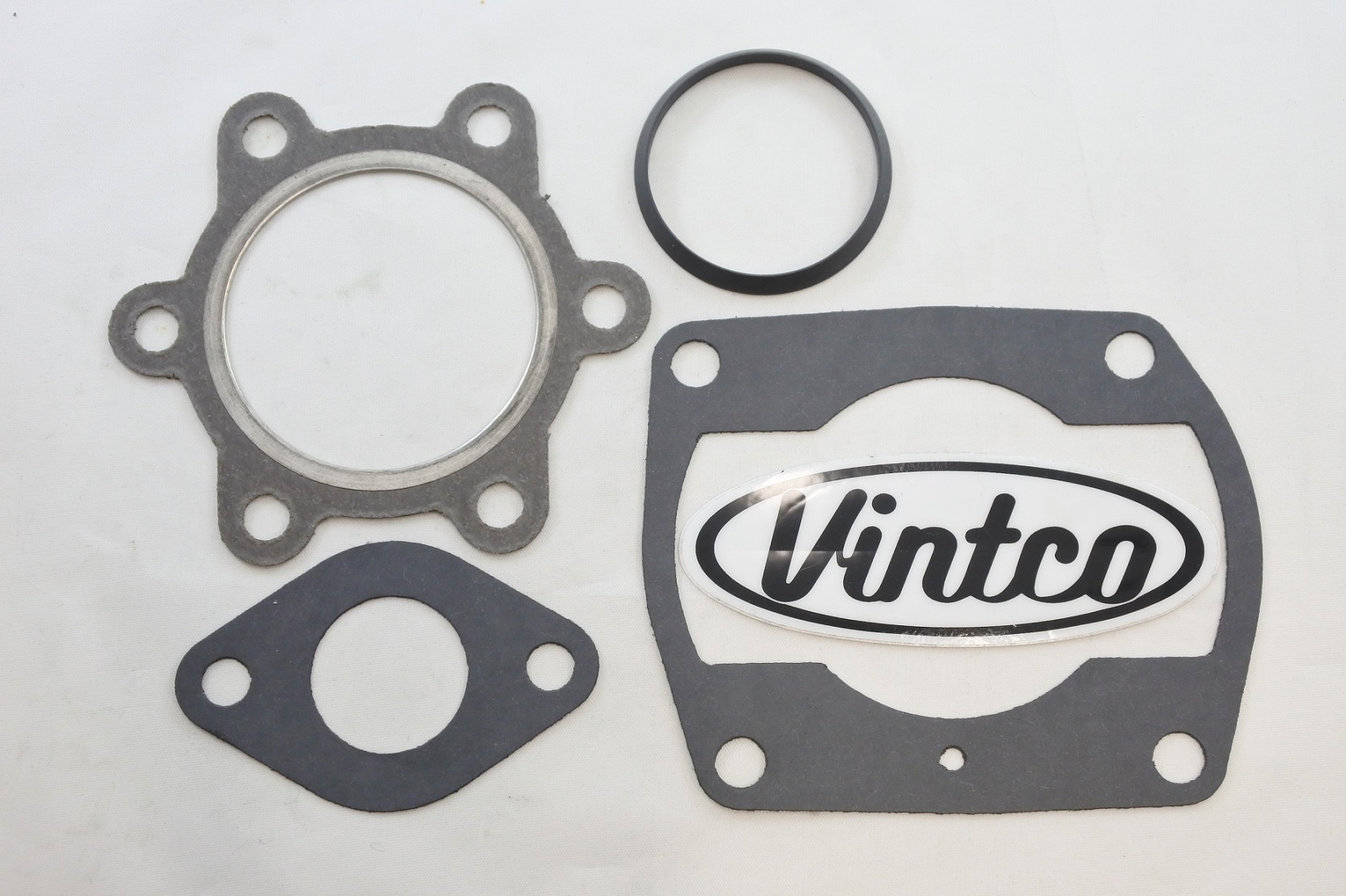 TOP END GASKET KIT 75-75 SUZUKI RM 125 54-56mm BORE VINTCO KTE020 image 1