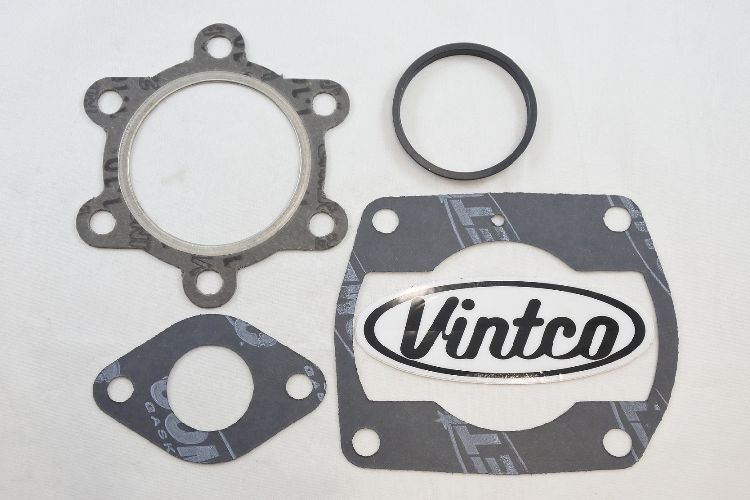 TOP END GASKET KIT 75-75 SUZUKI RM 125 54-56mm BORE VINTCO KTE020 thumbnail 2