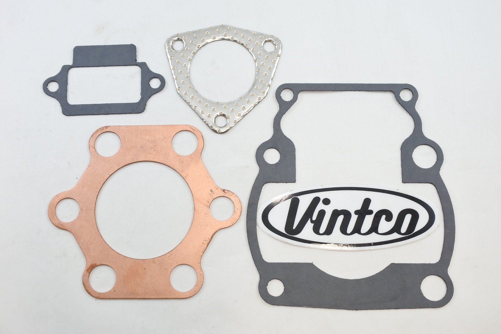 TOP END GASKET KIT 79-80 SUZUKI RM 125 BORE 54mm TO 55mm VINTCO KTE021 image 1
