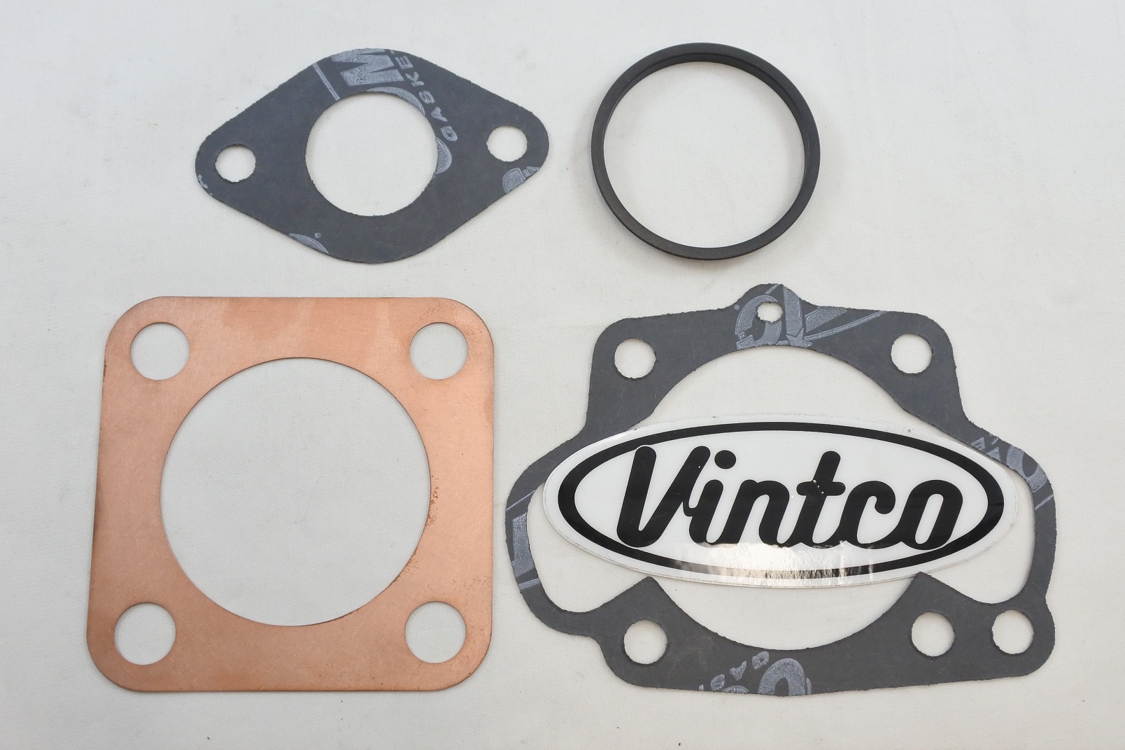 TOP END GASKET KIT 73-75 SUZUKI TM 125 BORE 54mm-56.5mm VINTCO KTE022 thumbnail 2