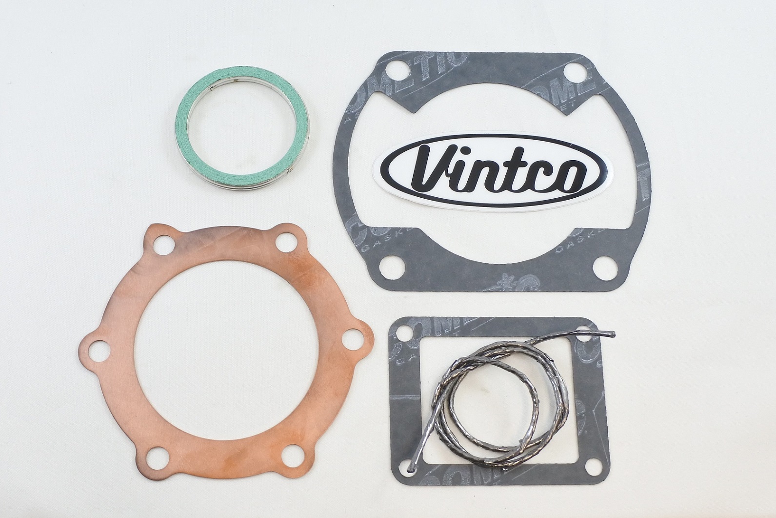TOP END GASKET KIT 75-76 YAMAHA MX YZ 250 70-71.5mm BORE VINTCO KTE039 thumbnail 2