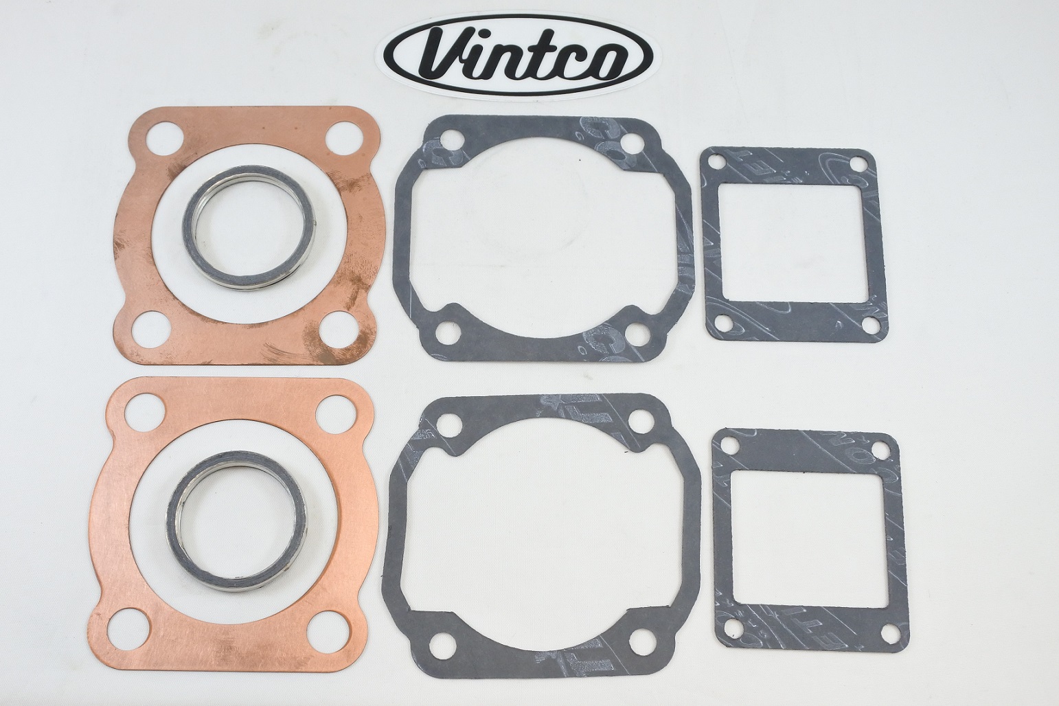 TOP END GASKET KIT 76-78 YAMAHA RD 400 64-65mm BORE VINTCO KTE048 thumbnail 2